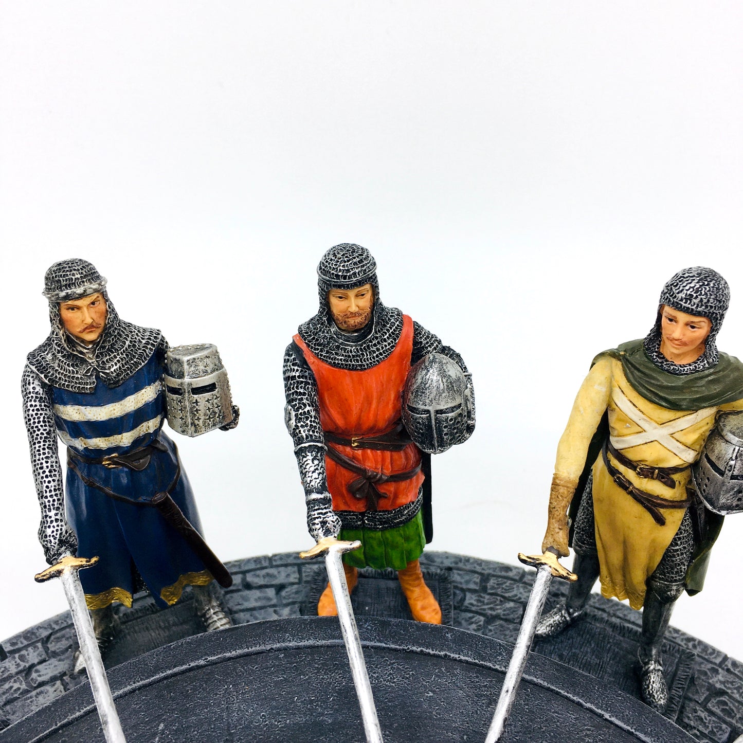 King Arthur and the Knights of the Round Table Colorful Figurine