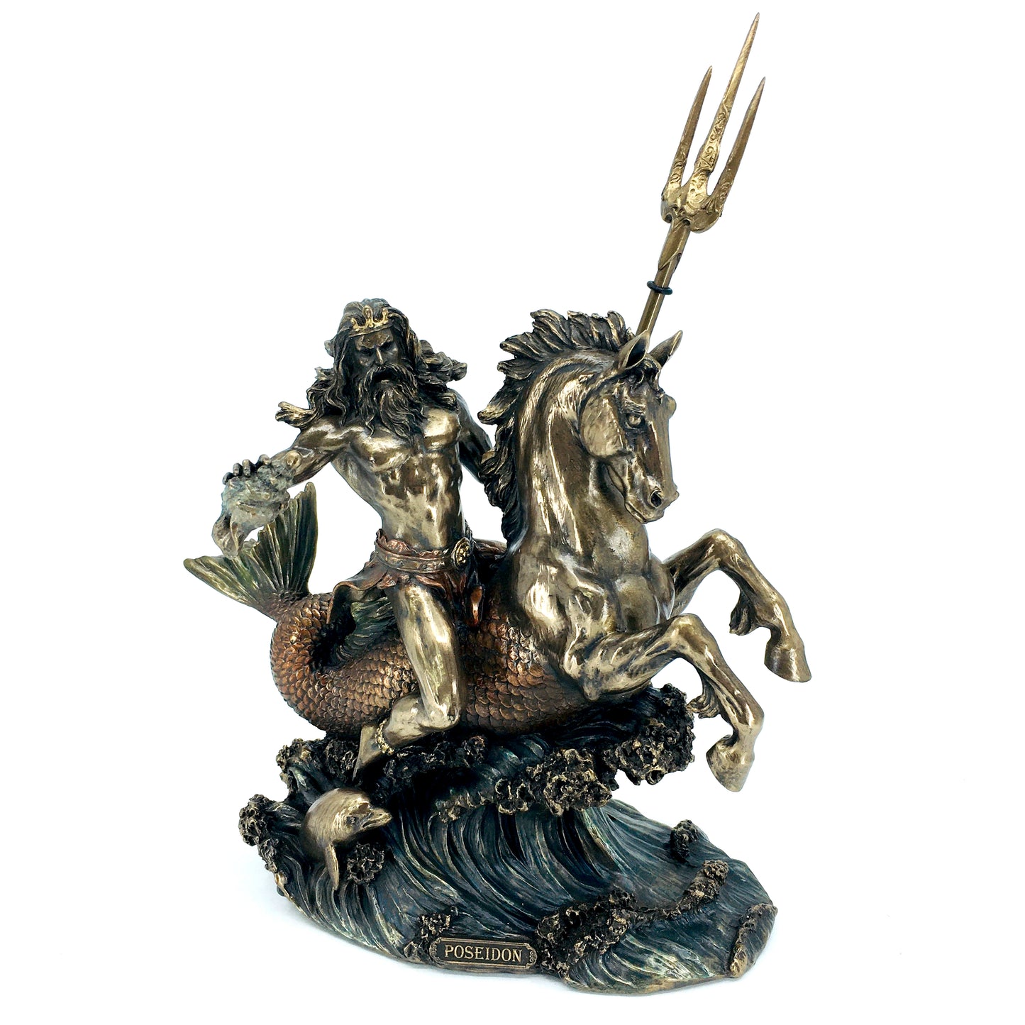 Lord of the Seas Mythological God Poseidon Figurine