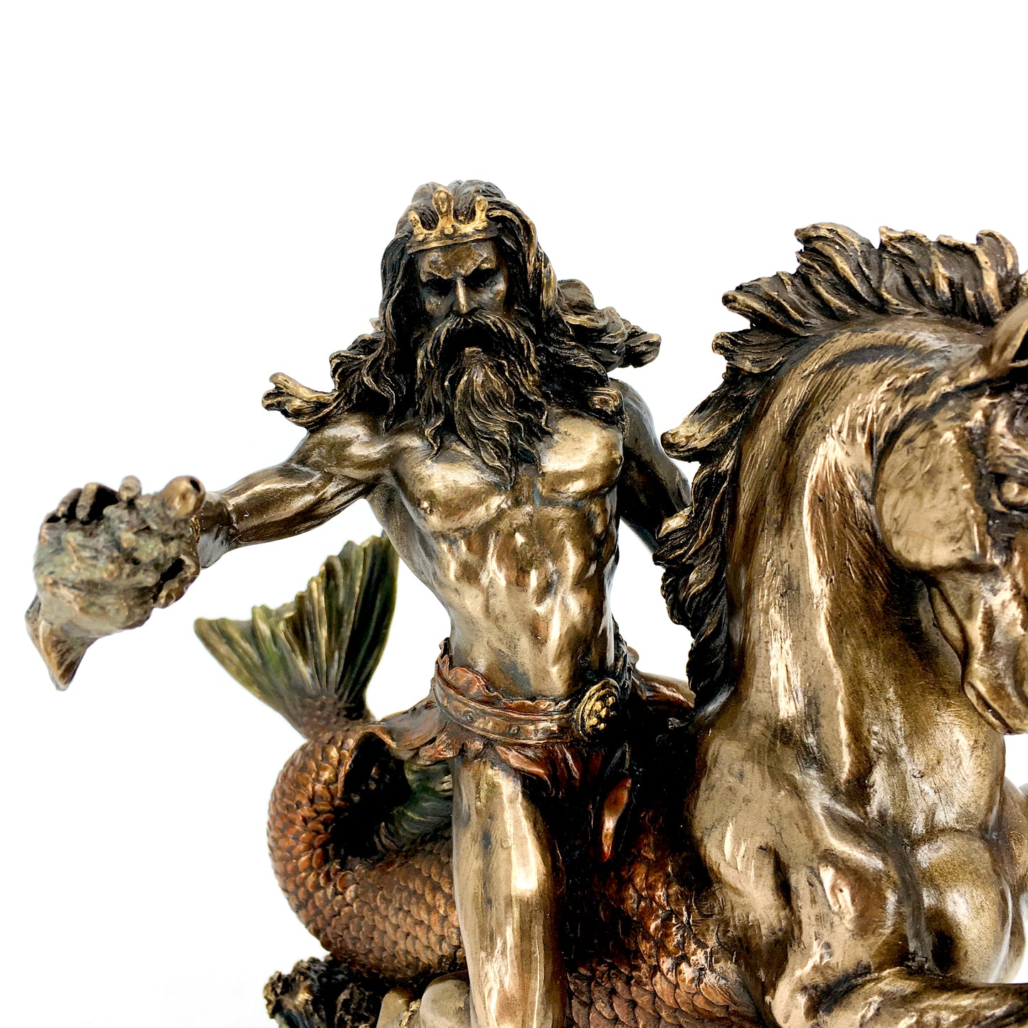 Lord of the Seas Mythological God Poseidon Figurine