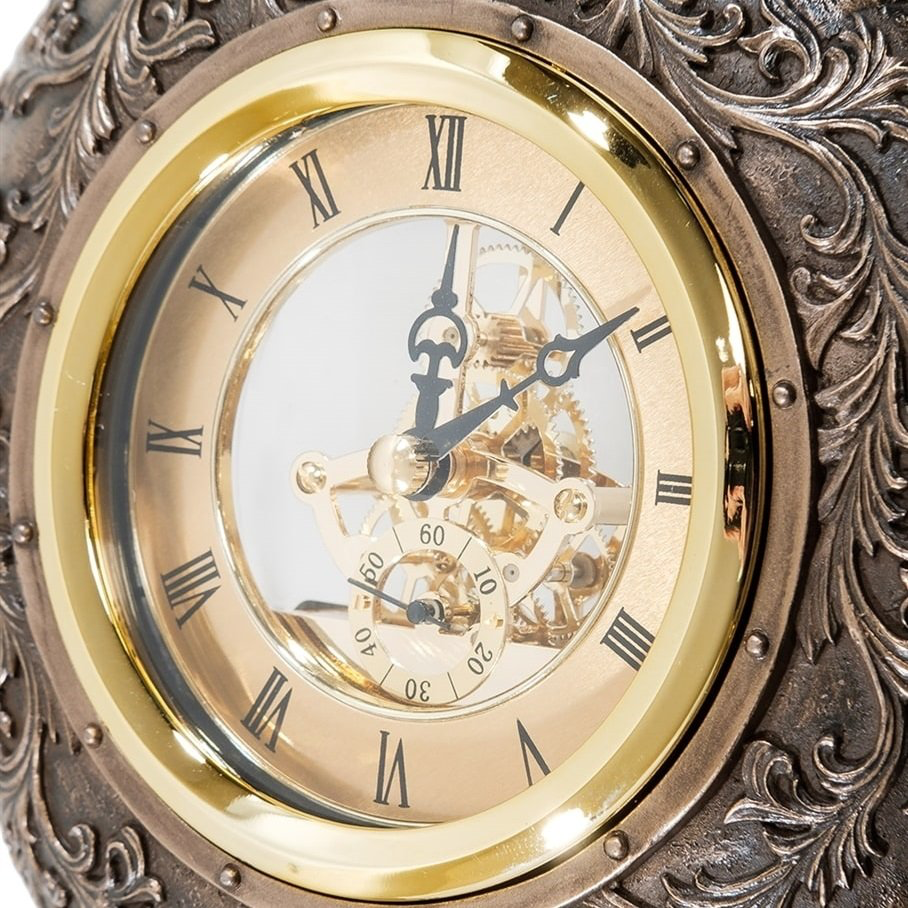 Steampunk Kurukafa Dekoratif Duvar Saati