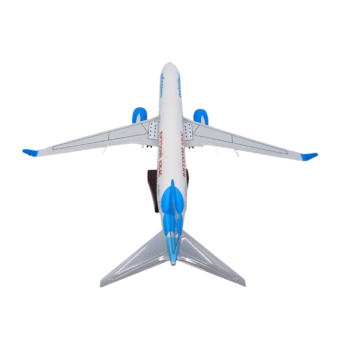 1/85 Pobeda Airlines Boeing 737 Model Uçak