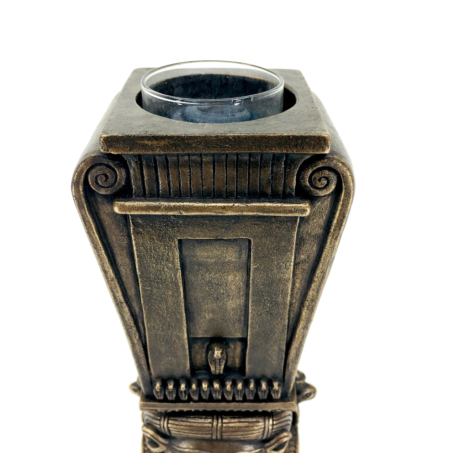 Aşk Bereket Doğum Tanrıçası Hathor Figürlü Tekli Dekoratif Mumluk