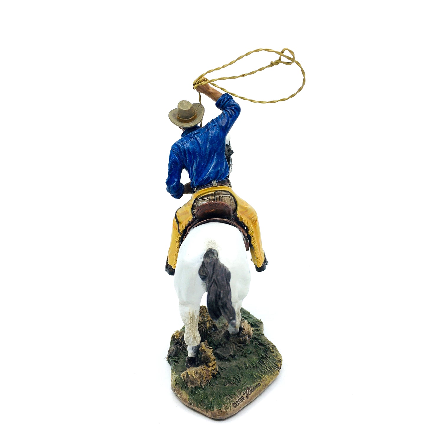 At Sırtında Kovboy Kurşun Asker Figürü