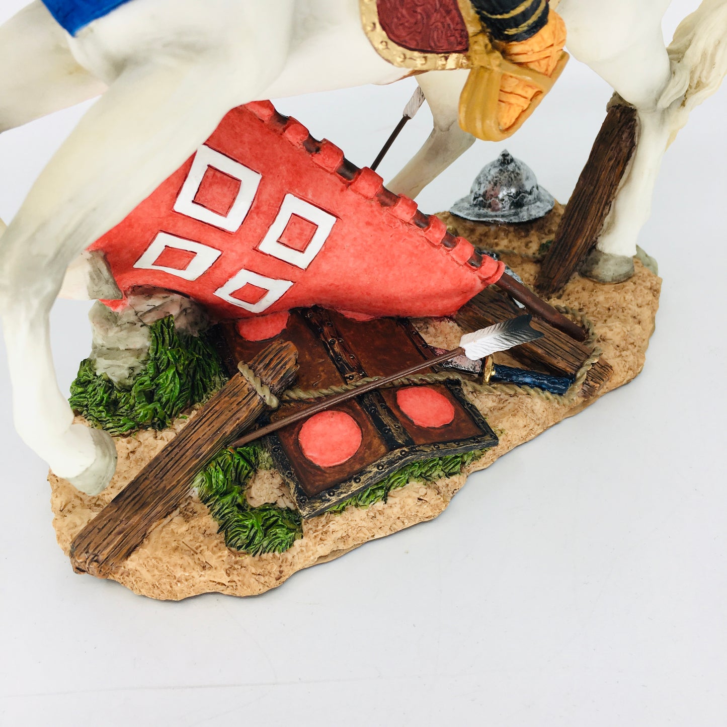 At Üstünde Savaşan Geleneksel Japon Samuray Biblosu