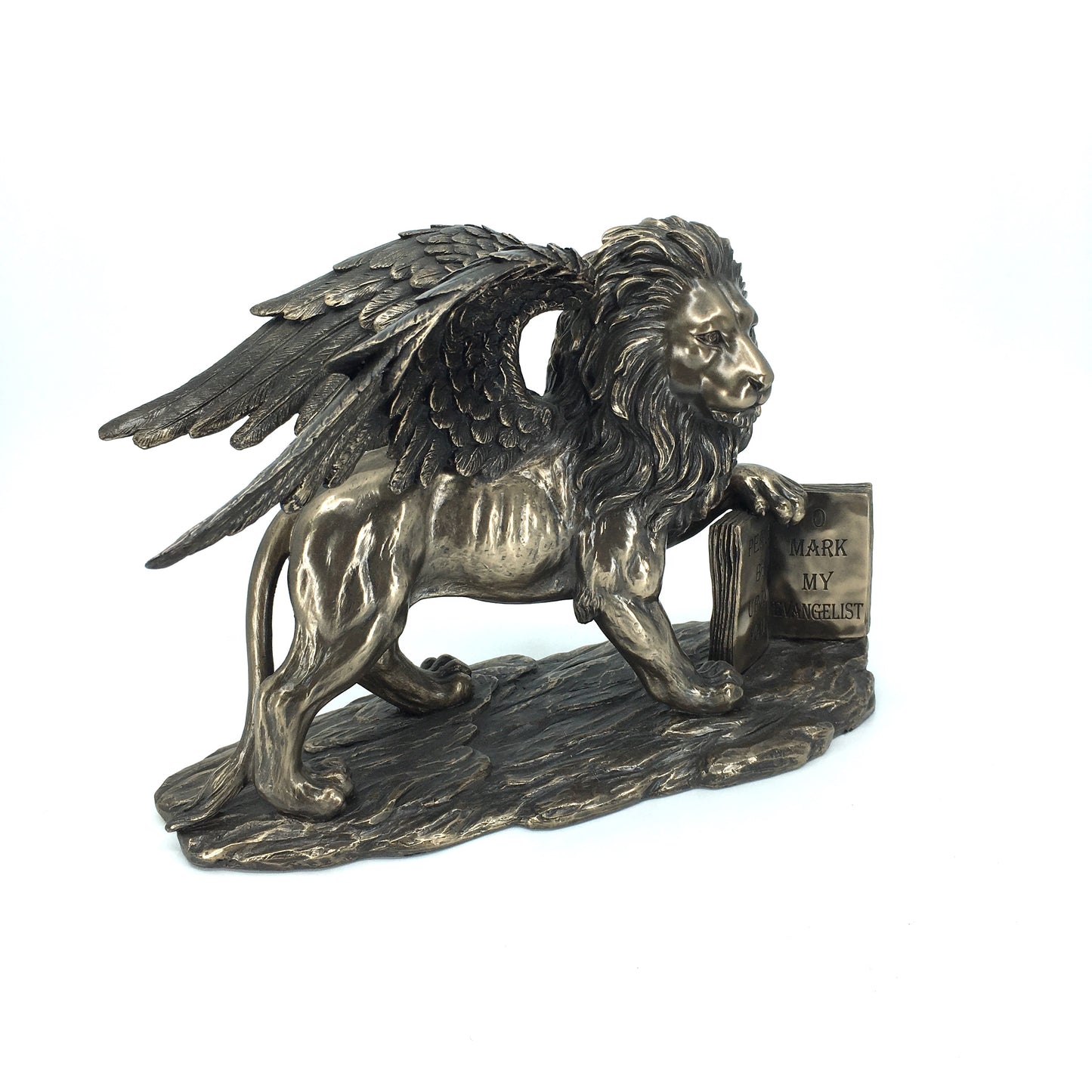 Aziz Mark Kanatlı Venedik Aslanı Dekoratif Biblo