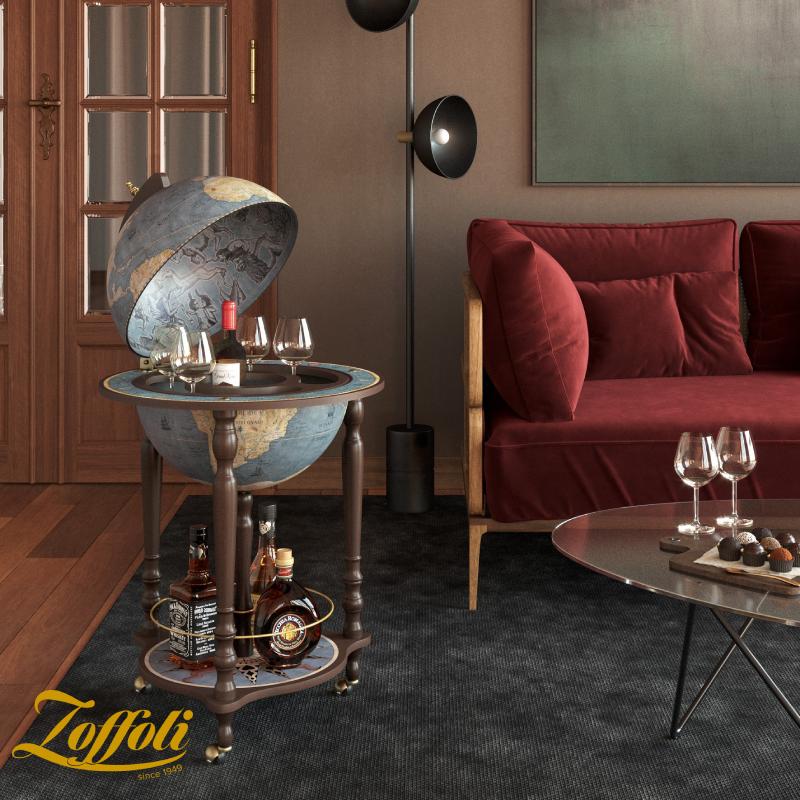 Zoffoli Da Vinci Ayaklı ve Tekerlekli Atlas Dünya Bar | U020A