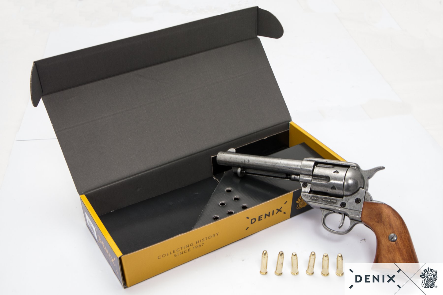 Denix Peacemaker 5½" 6 Mermili Replika Tabanca - ABD 1873