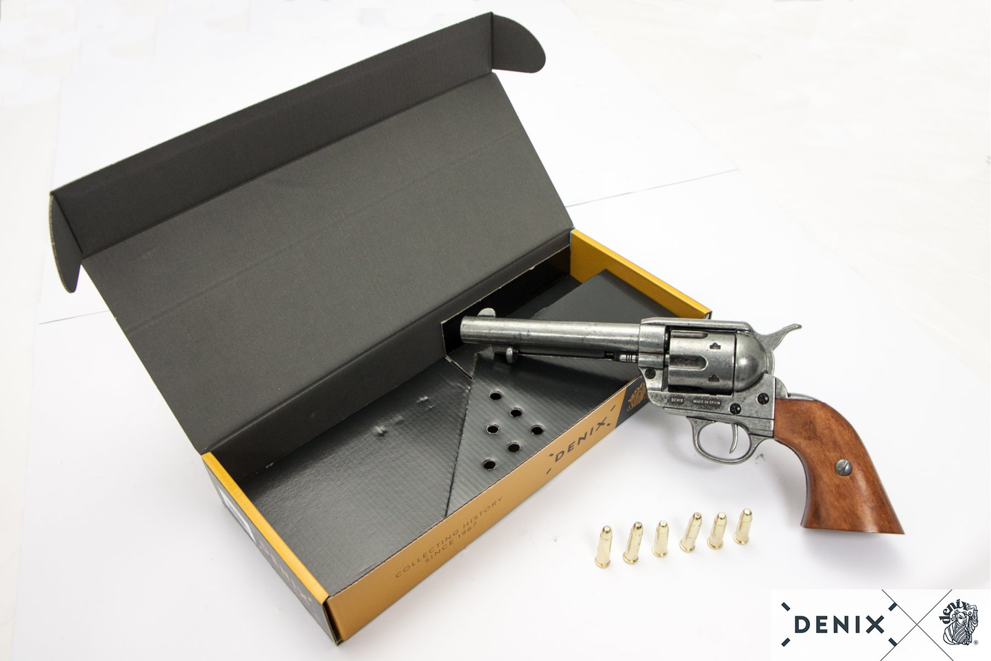 Denix Peacemaker 5½" 6 Mermili Replika Tabanca - ABD 1873