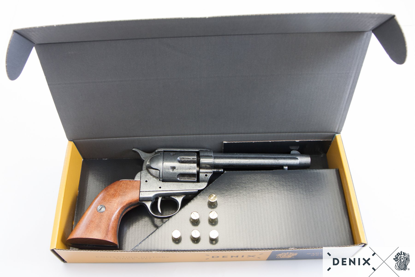 Denix Peacemaker 5½" 6 Mermili Replika Tabanca - ABD 1873