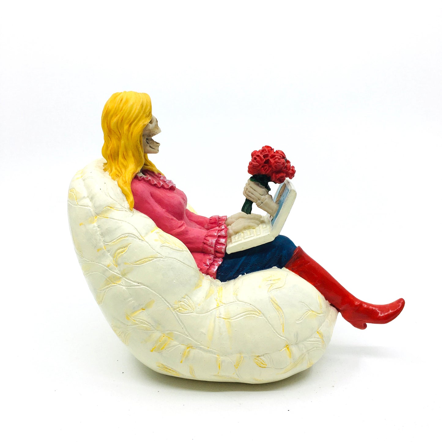 Spinster Flirting Blonde Aunt Figurine