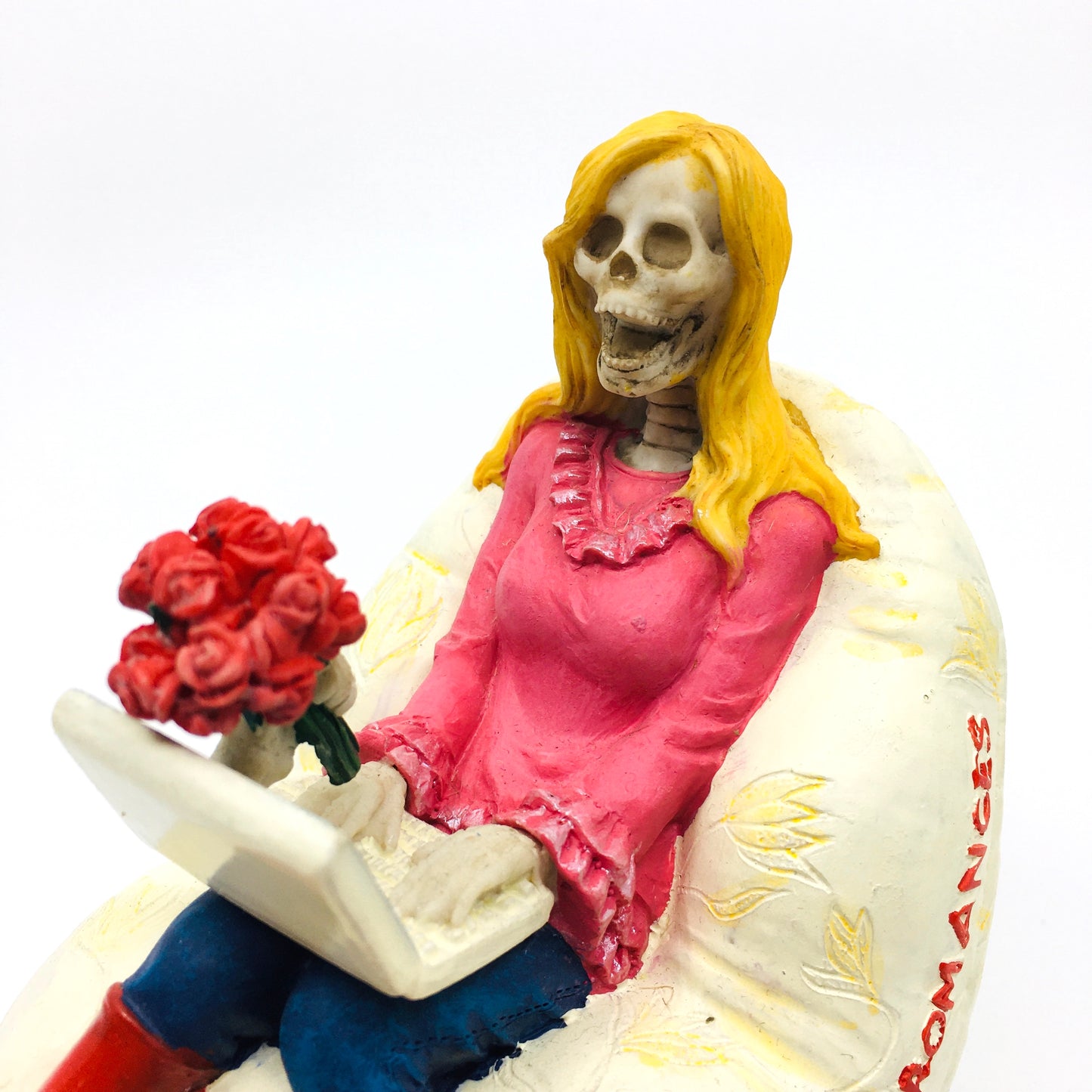 Spinster Flirting Blonde Aunt Figurine