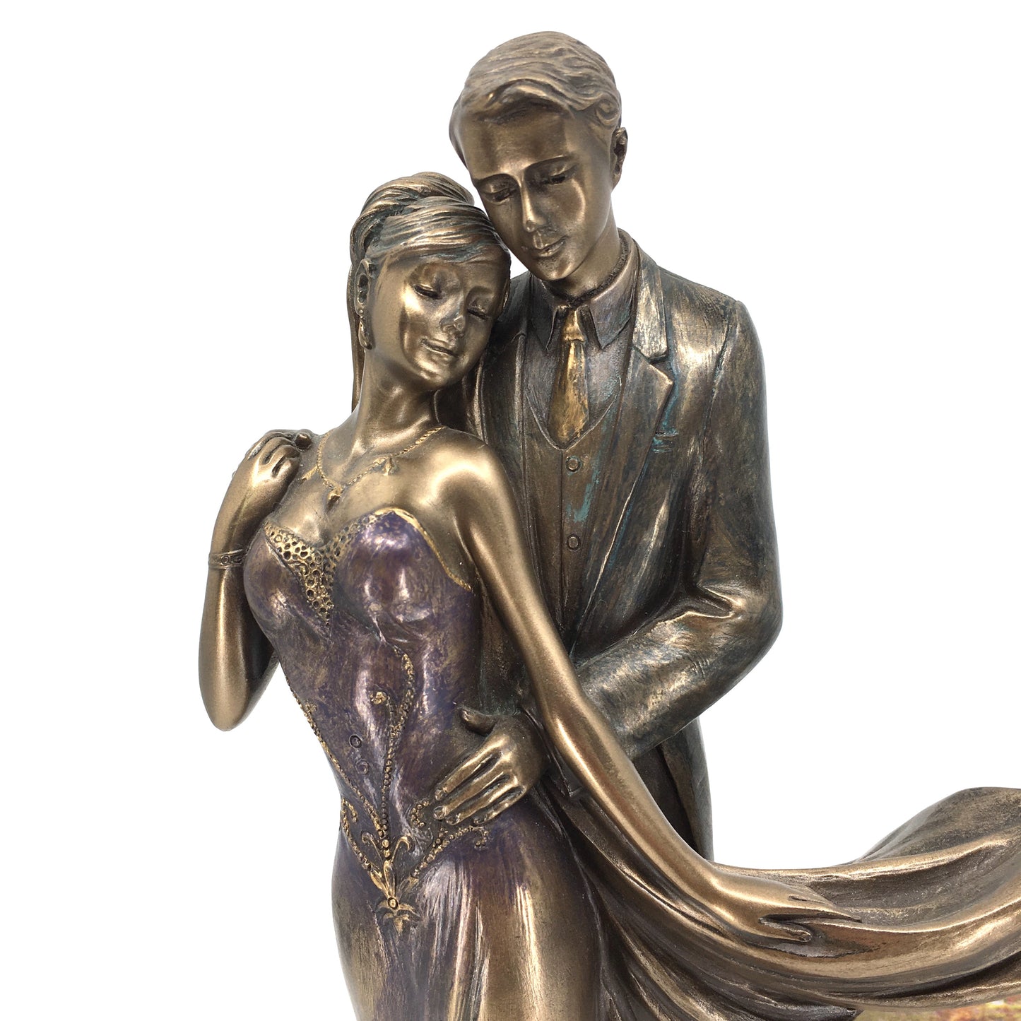 Gelin ve Damat Figürlü Dekoratif Düğün Fotoğrafı Çerçevesi