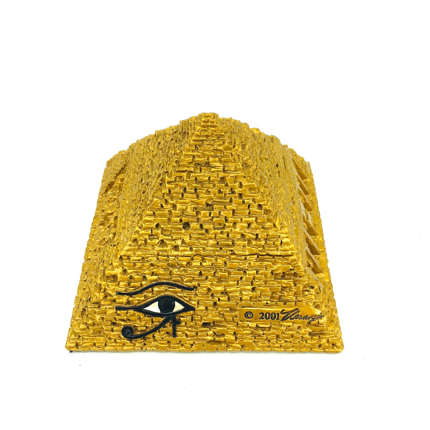 Horus'un Gözü Mısır Piramidi Şeklinde Gold Mücevher Kutusu