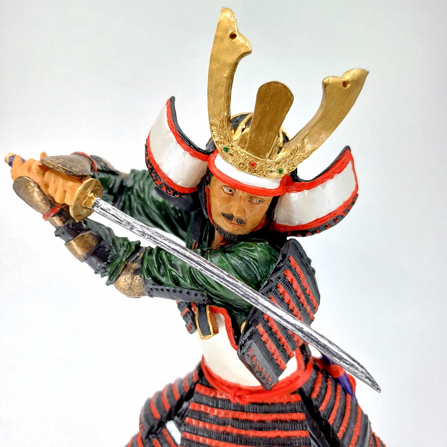 Kılıçlı Asyalı Savaşçı Japon Samuray Biblosu