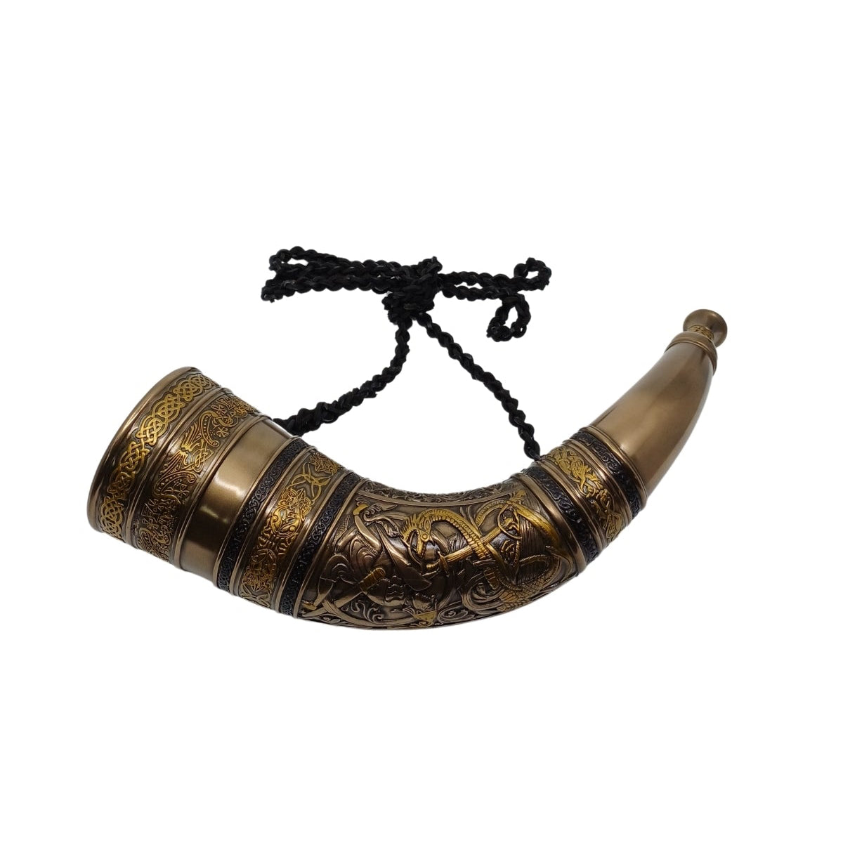Sigurd ve Fafnir Dekoratif Boynuz Viking Kornası
