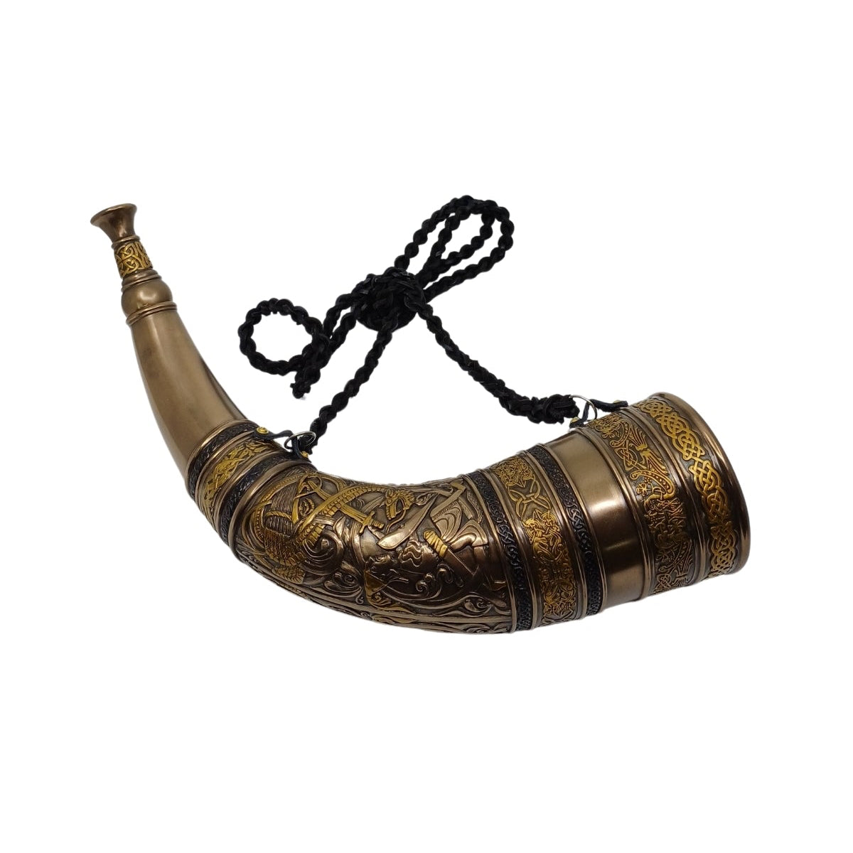 Sigurd ve Fafnir Dekoratif Boynuz Viking Kornası