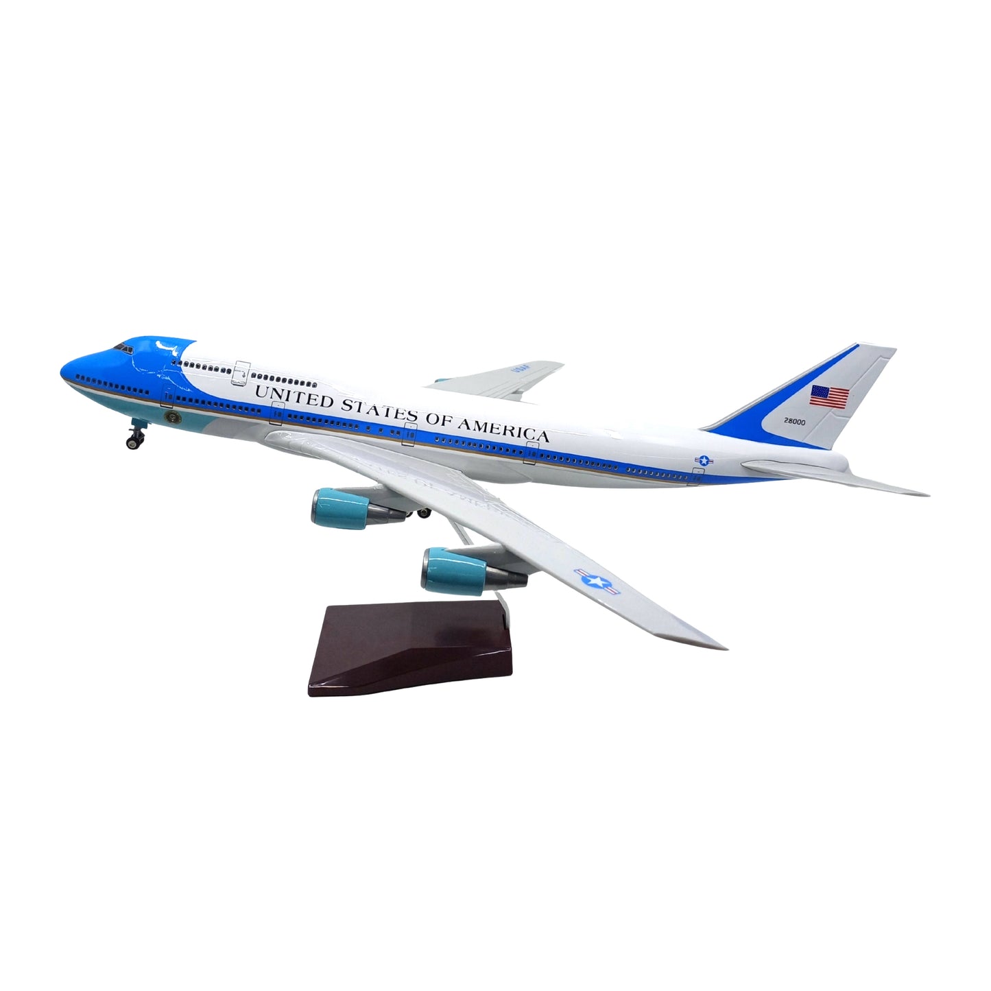 Boeing 747 U.S.A Air Force One Model Maket Uçak (47 cm)