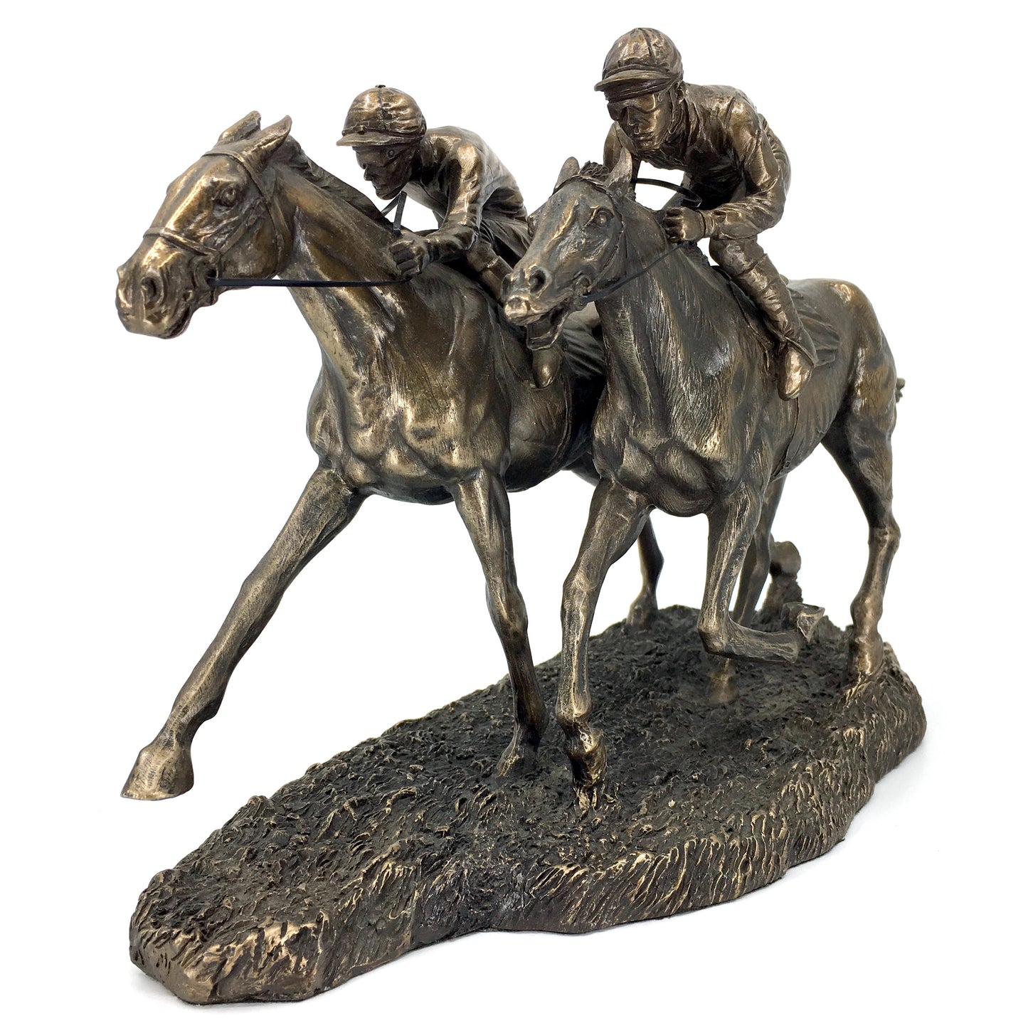 At Yarışında İki Jokey Biblo