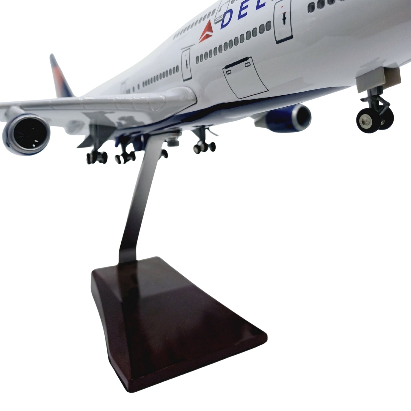 Boeing 747-400 Model Maket Uçak -Delta Airlines - 1/160 Ölçekli (47 cm)