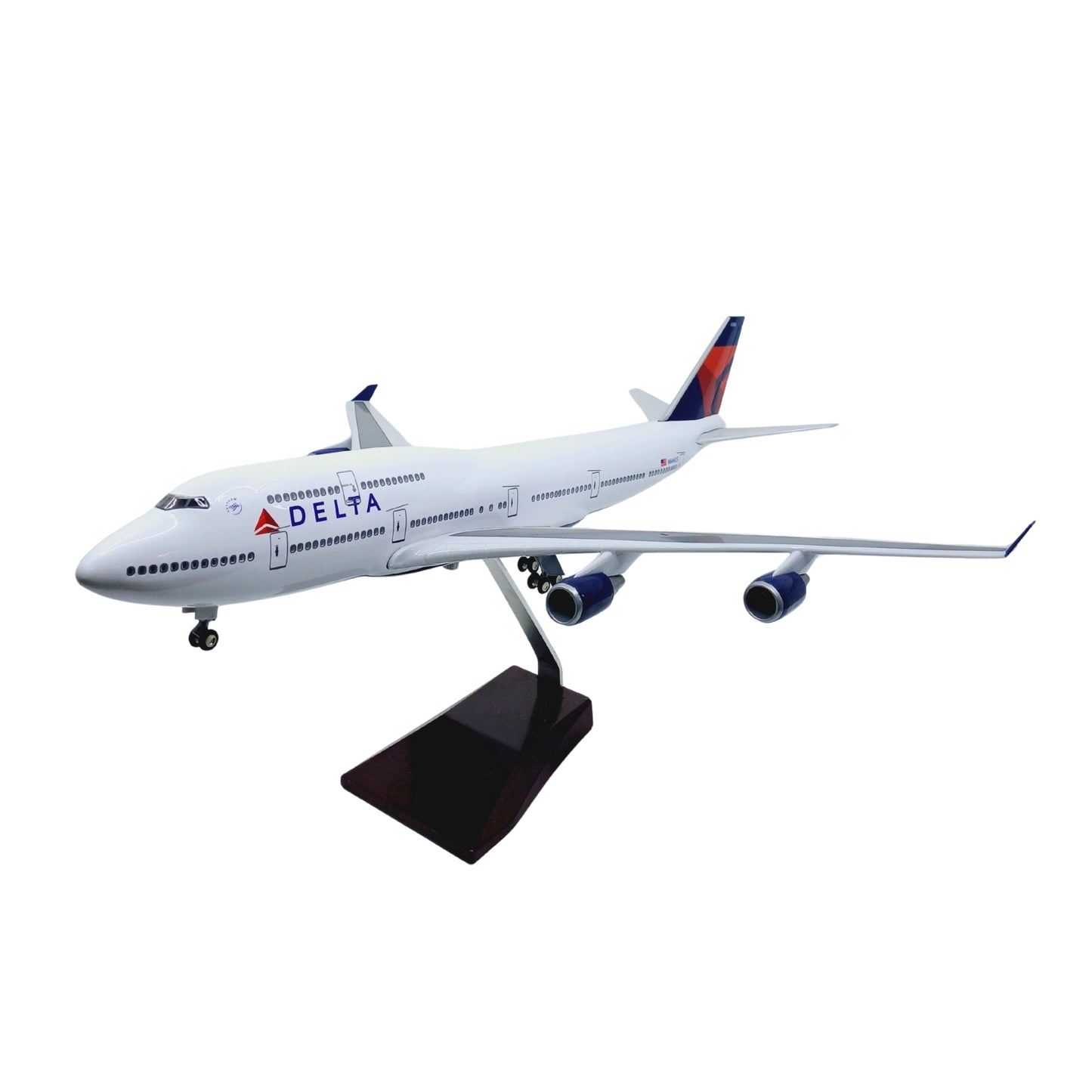 Boeing 747-400 Model Maket Uçak -Delta Airlines - 1/160 Ölçekli (47 cm)