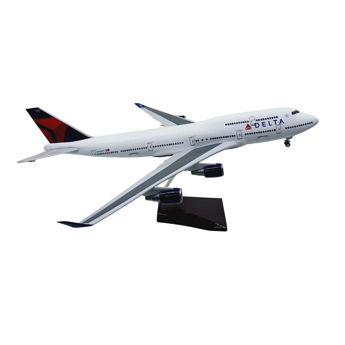 Boeing 747-400 Model Maket Uçak -Delta Airlines - 1/160 Ölçekli (47 cm)
