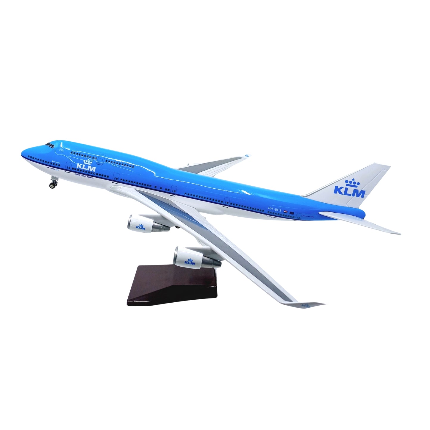 Boeing 747 KLM Royal Dutch Airlines Model Maket Uçak 1/160 Ölçekli (47 cm)