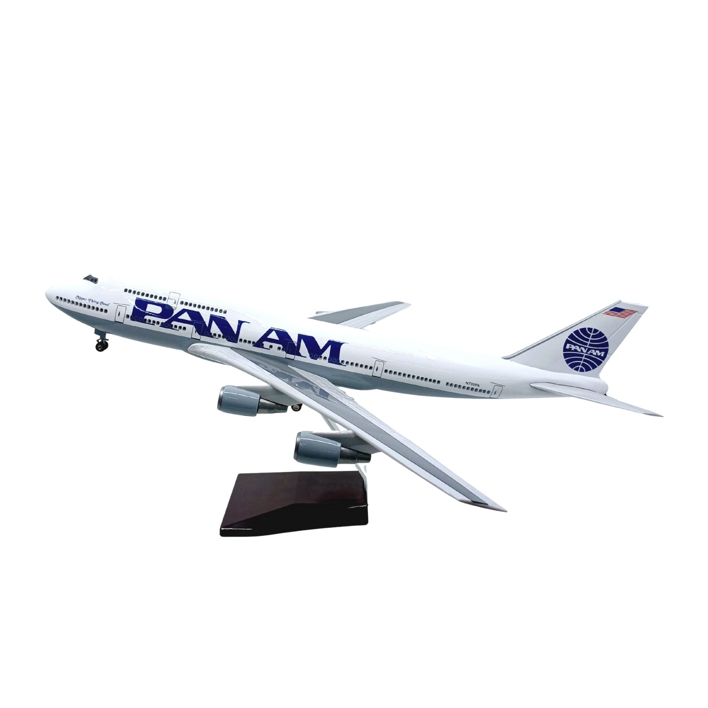 Boeing 747 Pan American Worlds Model Maket Uçak 1/160 Ölçekli (47 cm)