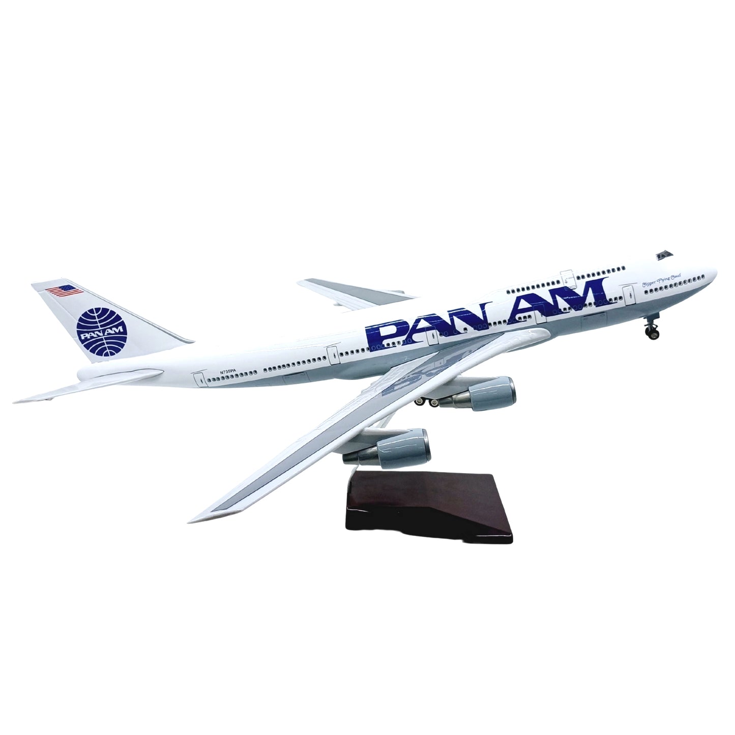 Boeing 747 Pan American Worlds Model Maket Uçak 1/160 Ölçekli (47 cm)