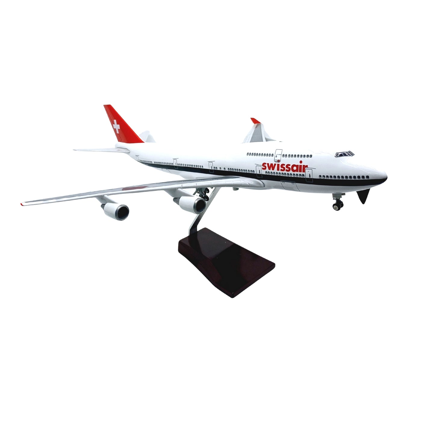 Boeing 747 Swissair Model Maket Uçak 1/160 Ölçekli (47 cm)