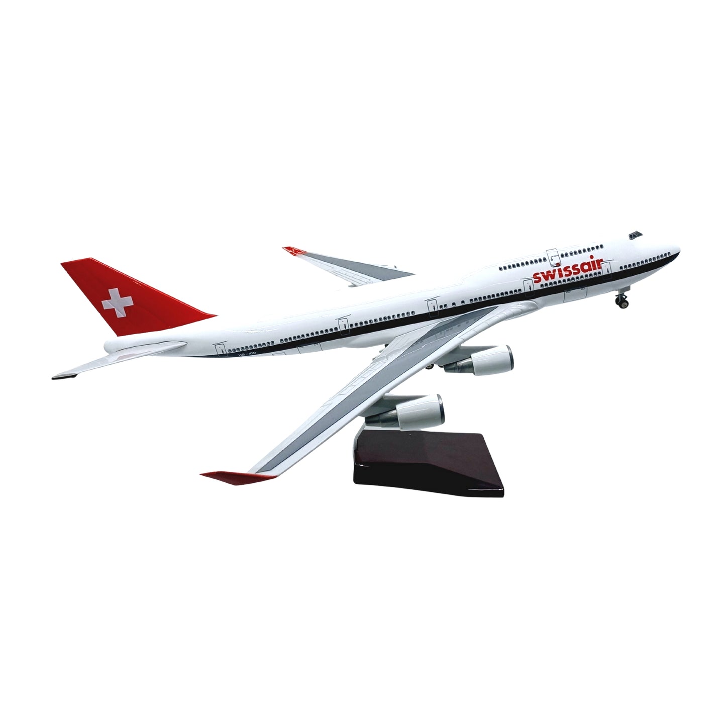 Boeing 747 Swissair Model Maket Uçak 1/160 Ölçekli (47 cm)