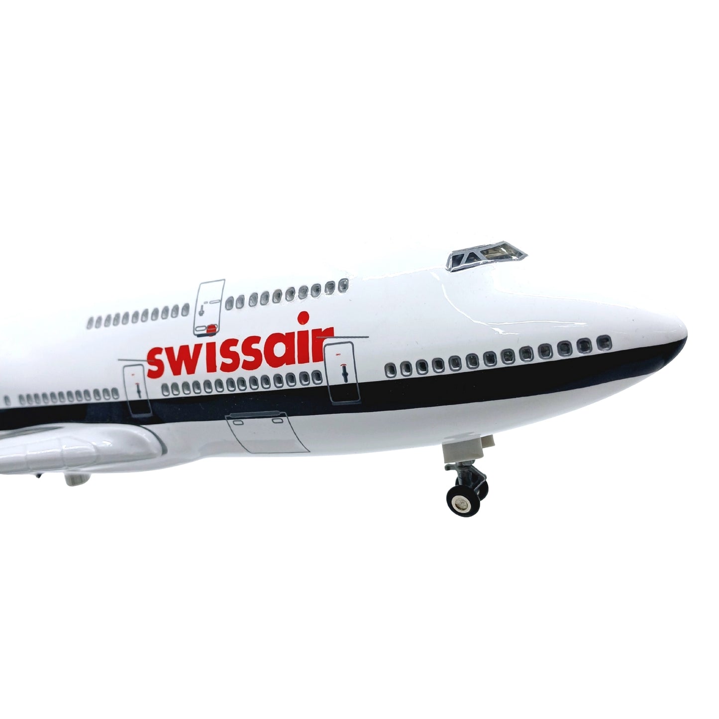 Boeing 747 Swissair Model Maket Uçak 1/160 Ölçekli (47 cm)