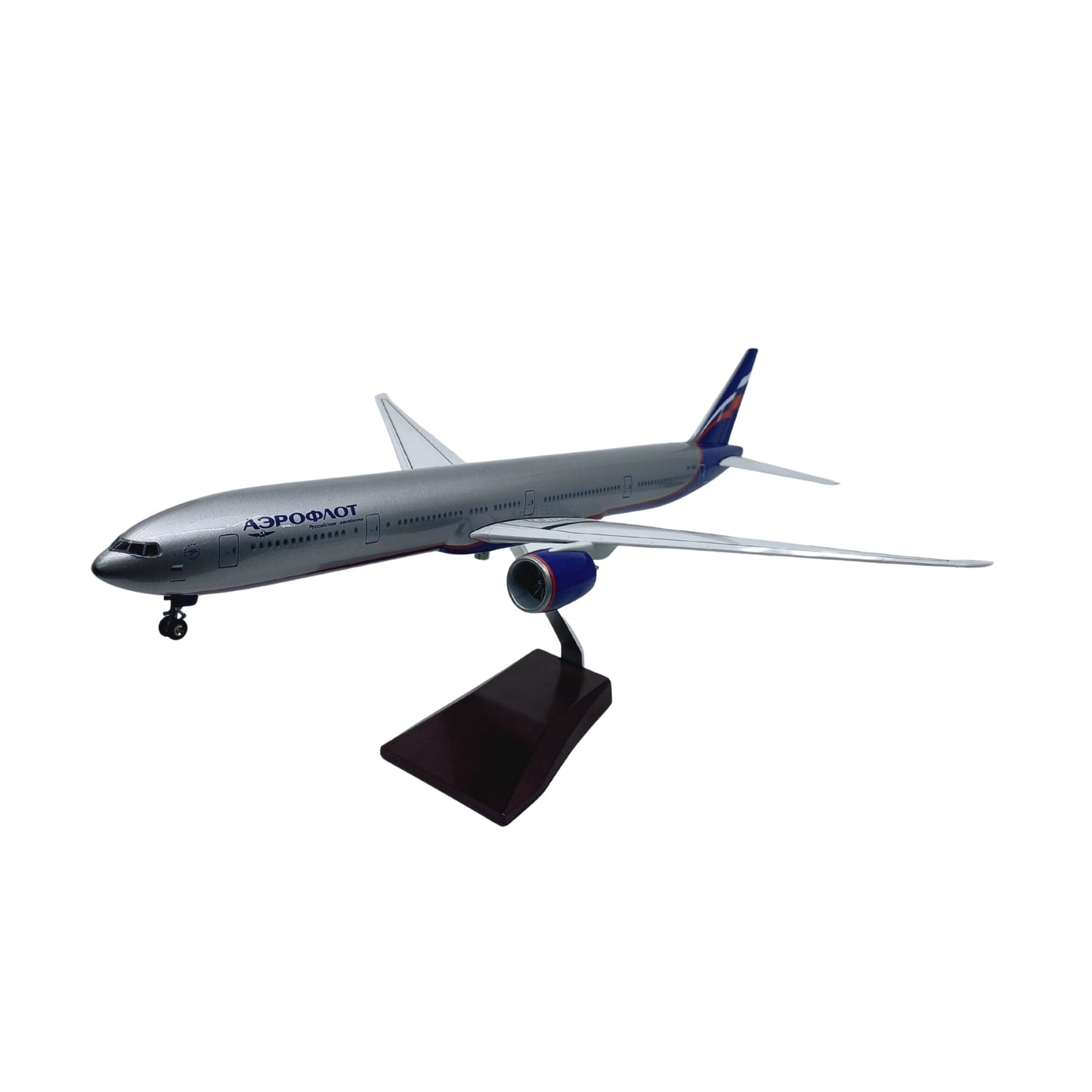 Boeing 777 Aeroflot Model Maket Uçak 1/157 Ölçekli (47 cm)