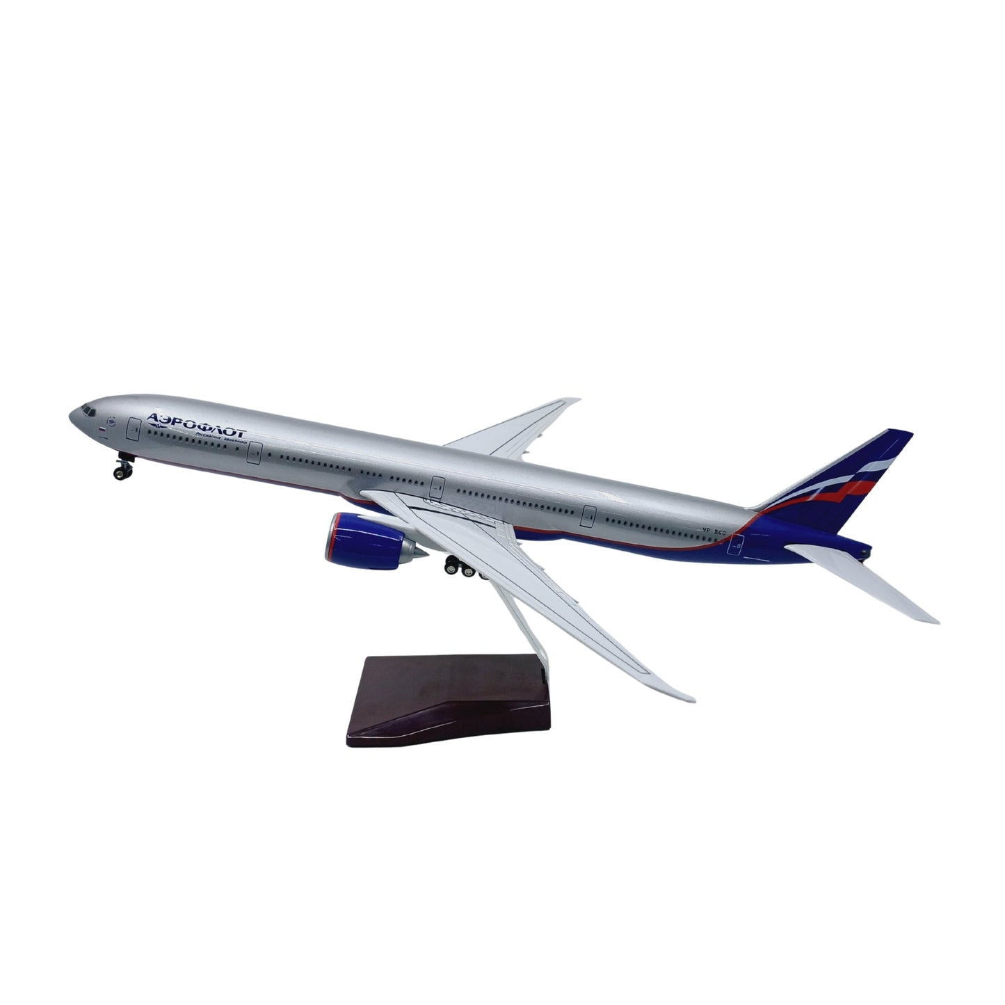 Boeing 777 Aeroflot Model Maket Uçak 1/157 Ölçekli (47 cm)