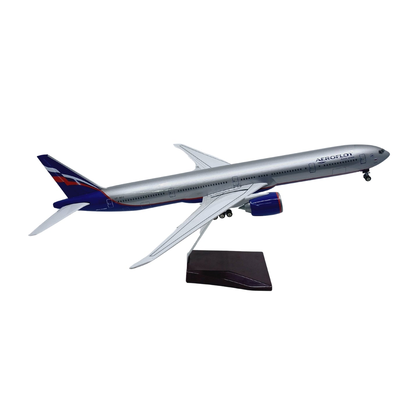 Boeing 777 Aeroflot Model Maket Uçak 1/157 Ölçekli (47 cm)