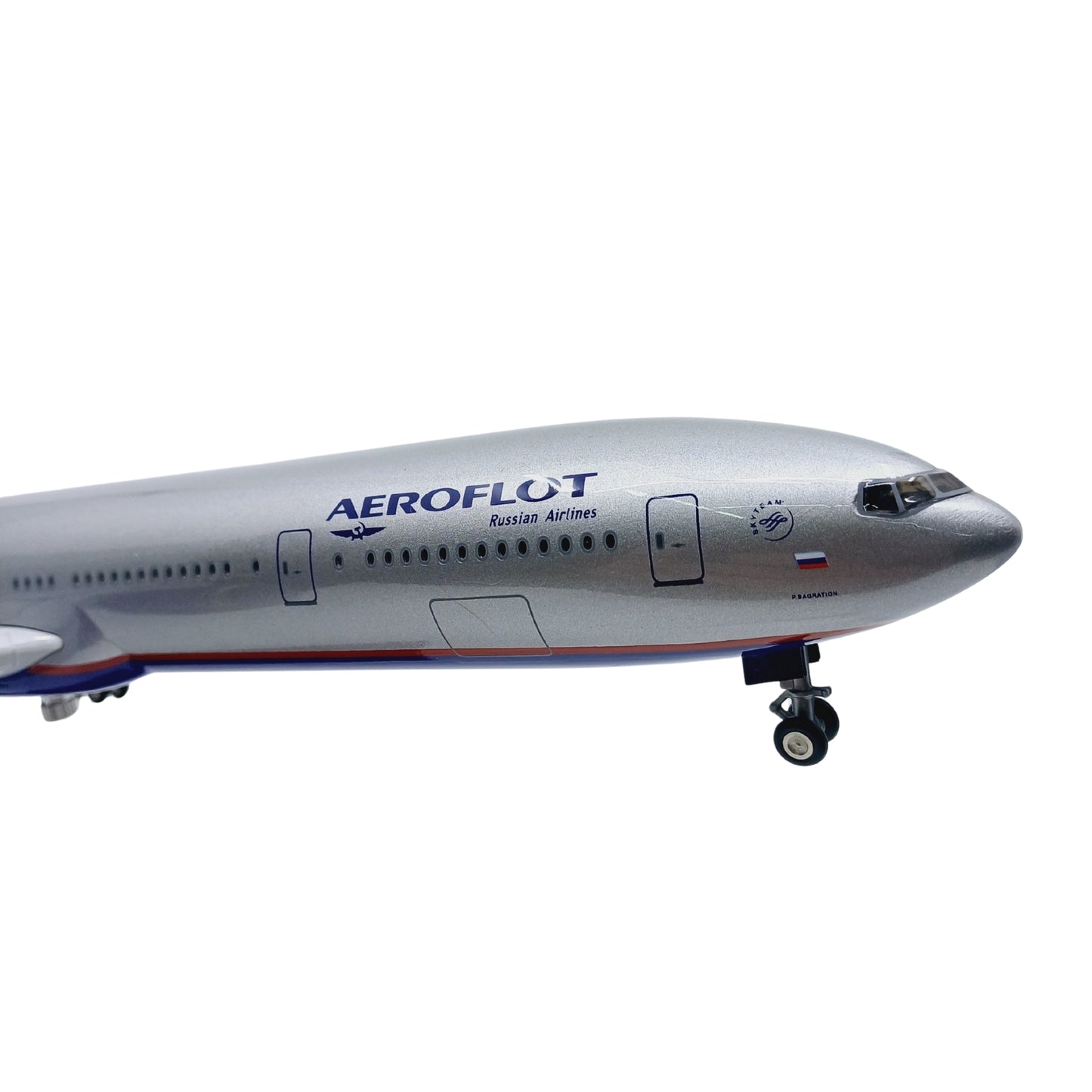Boeing 777 Aeroflot Model Maket Uçak 1/157 Ölçekli (47 cm)