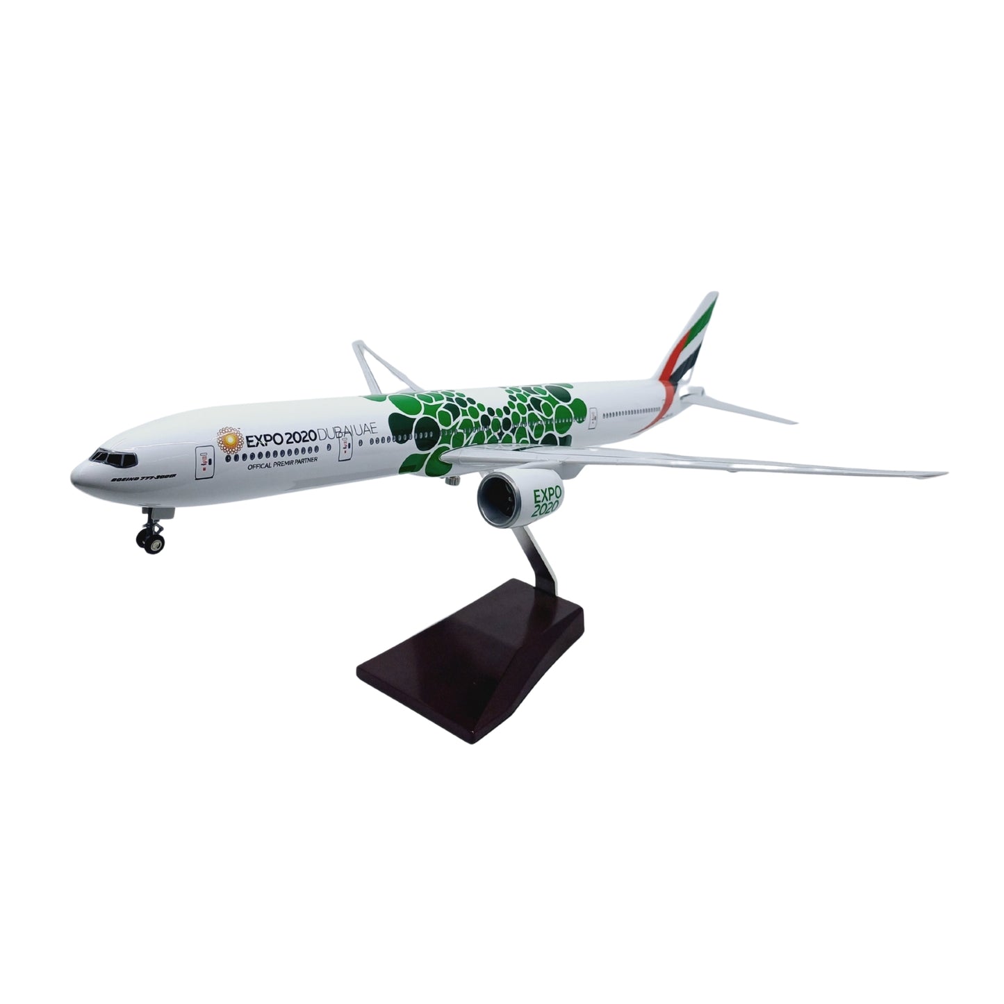 Boeing 777 Expo 2020 Dubai Model Maket Uçak (47 cm)