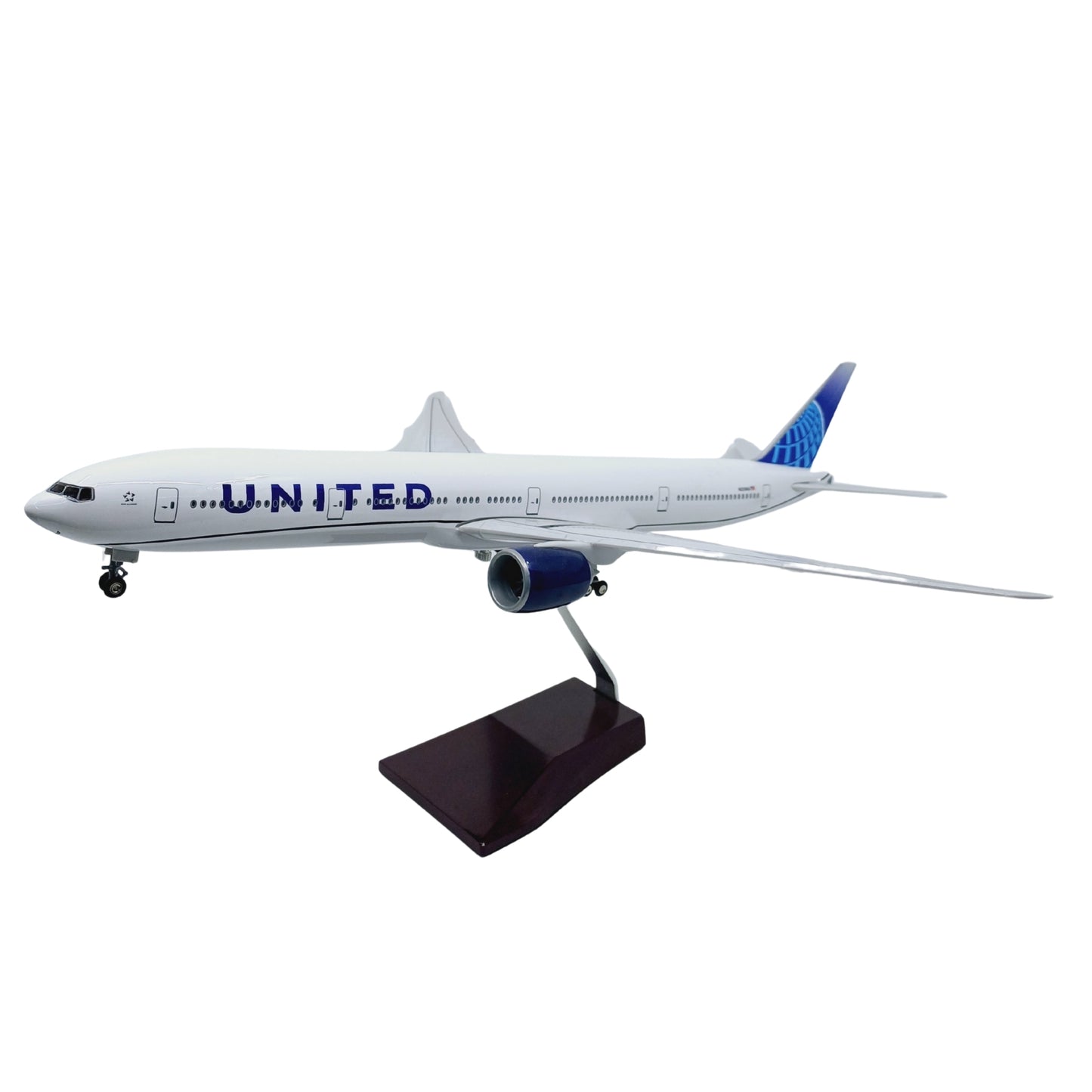 Boeing 777 United Airlines Model Maket Uçak 1/157 Ölçekli (47 cm)
