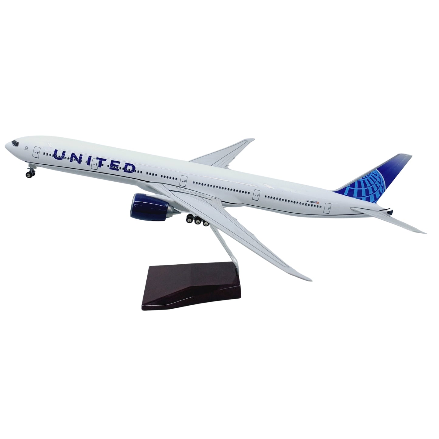 Boeing 777 United Airlines Model Maket Uçak 1/157 Ölçekli (47 cm)