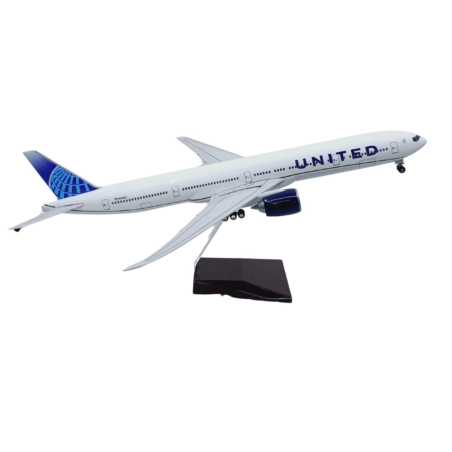 Boeing 777 United Airlines Model Maket Uçak 1/157 Ölçekli (47 cm)