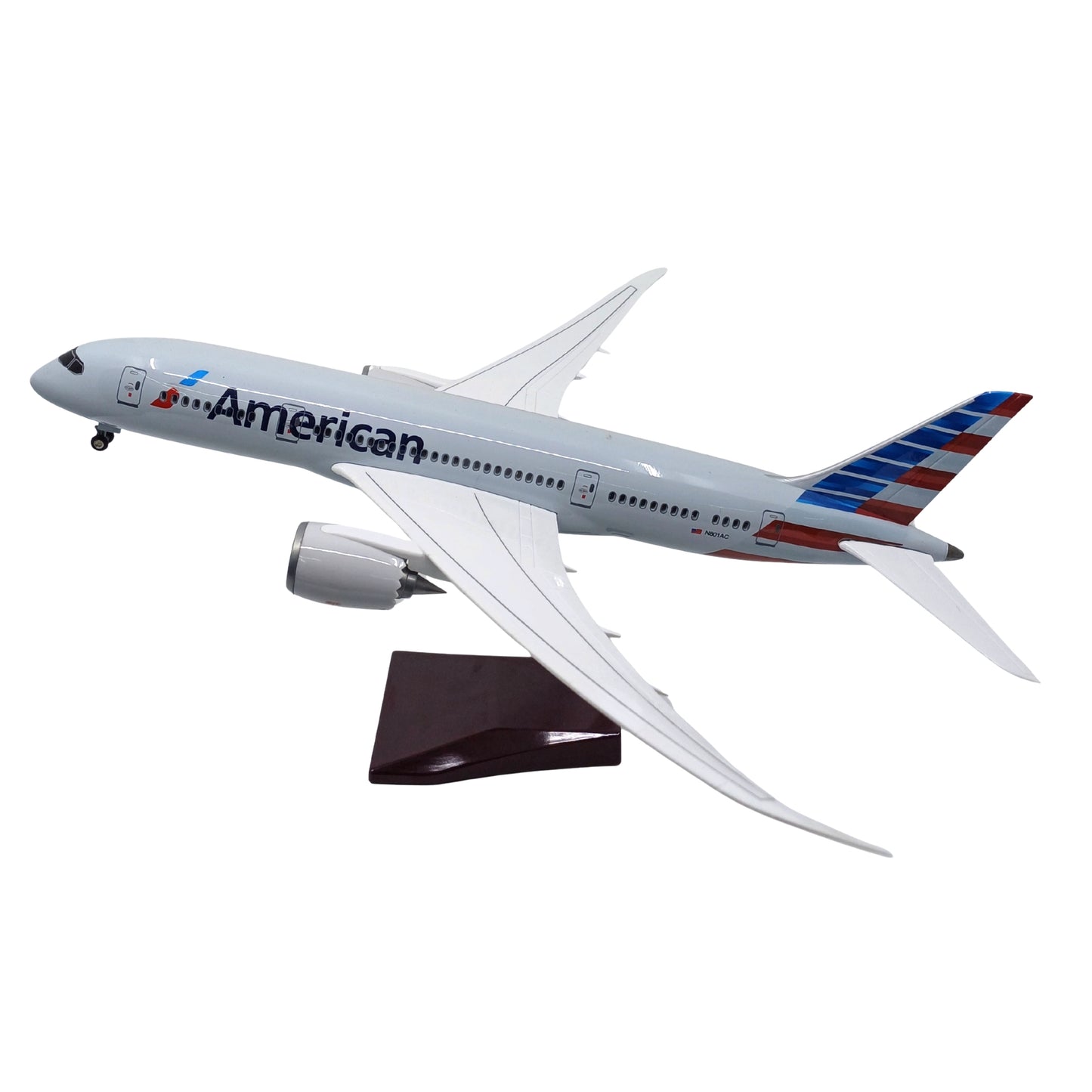 Boeing 787 American Airlines Model Maket Uçak 1/130 Ölçek (43 cm)
