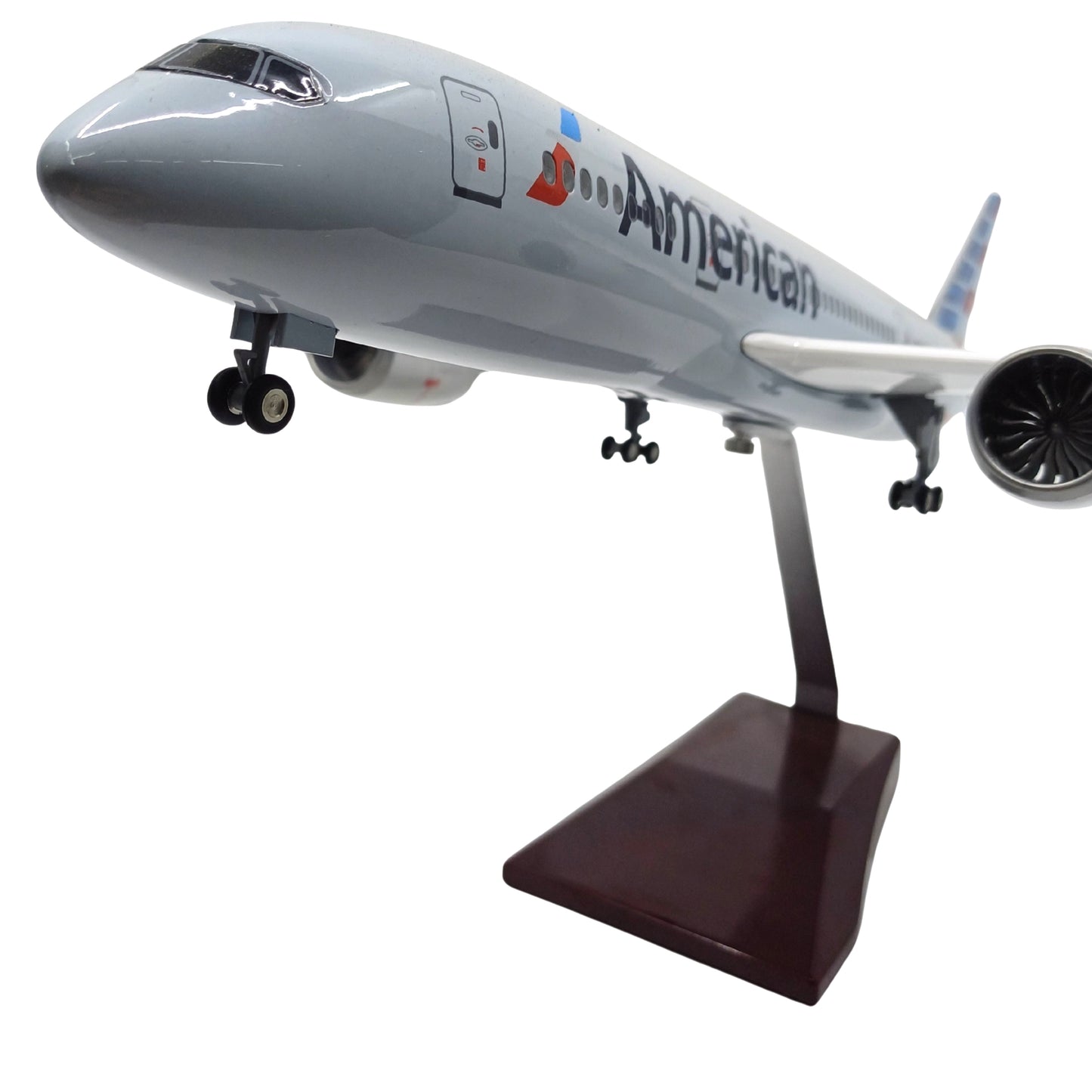 Boeing 787 American Airlines Model Maket Uçak 1/130 Ölçek (43 cm)