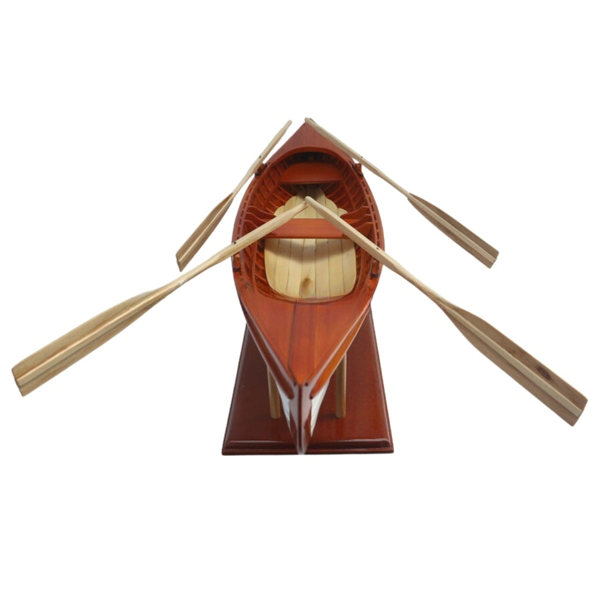 Boston Whitehall Tender Ahşap Geleneksel Boyalı Kano Modeli - Gia Nhien