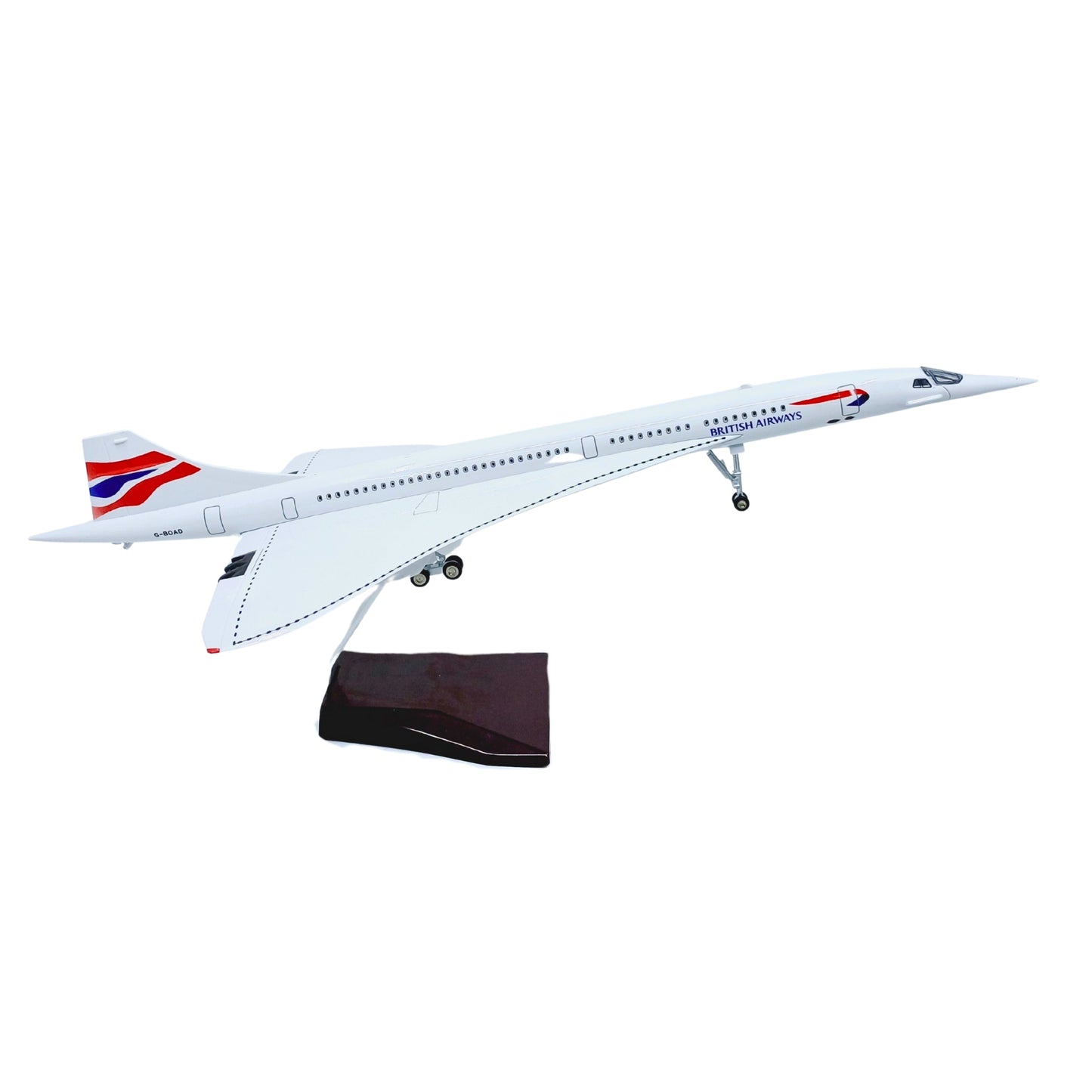 Concorde Model Maket Uçak British Airways 1/125 Ölçekli (50 cm)