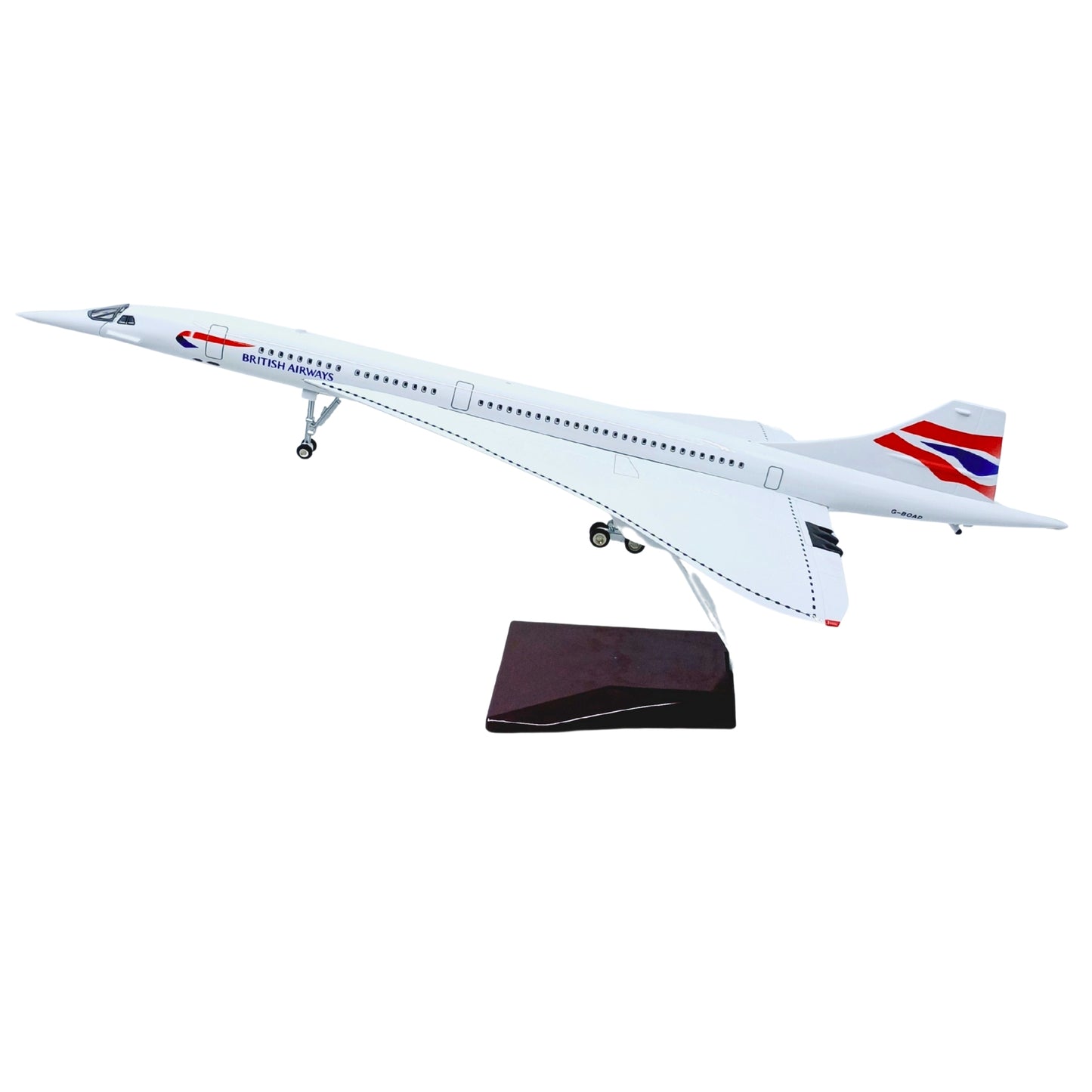 Concorde Model Maket Uçak British Airways 1/125 Ölçekli (50 cm)