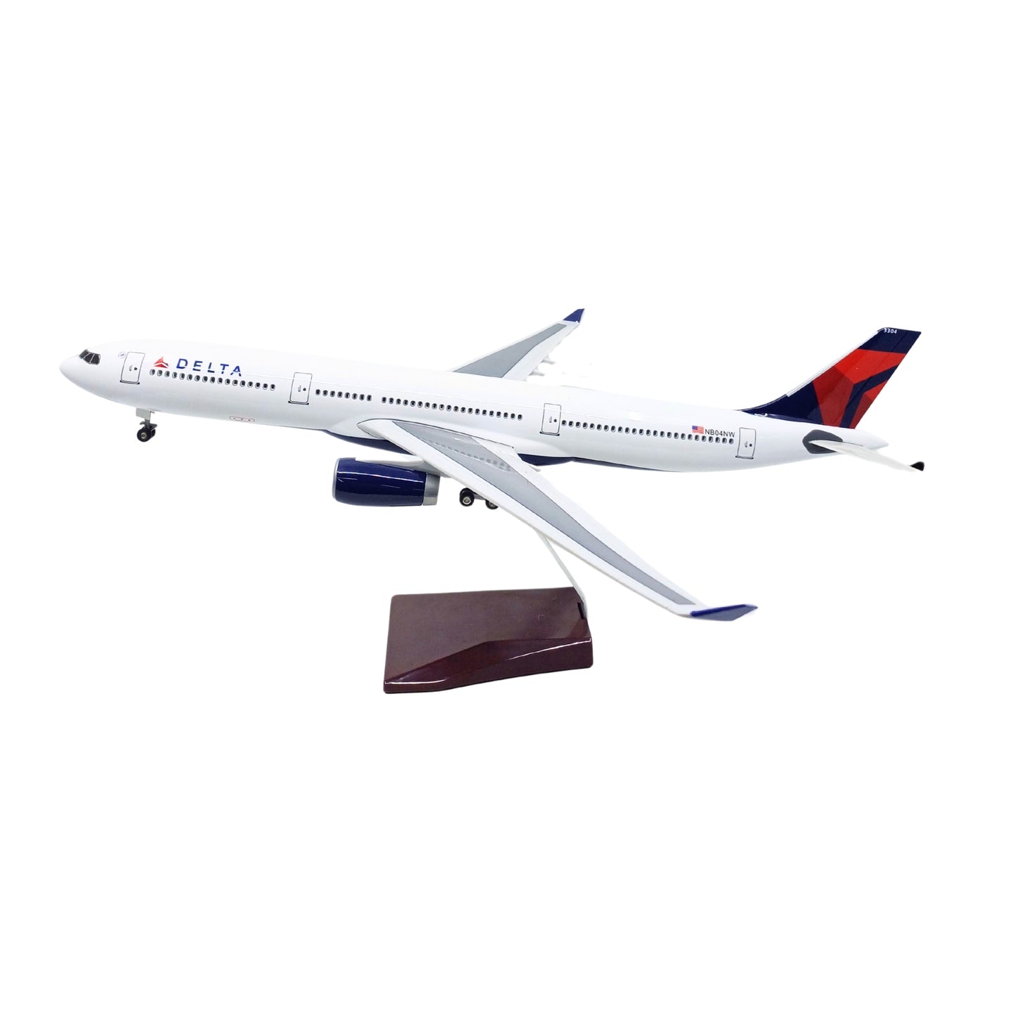 1/135 Delta Air Lines Airbus A330 Model Uçak
