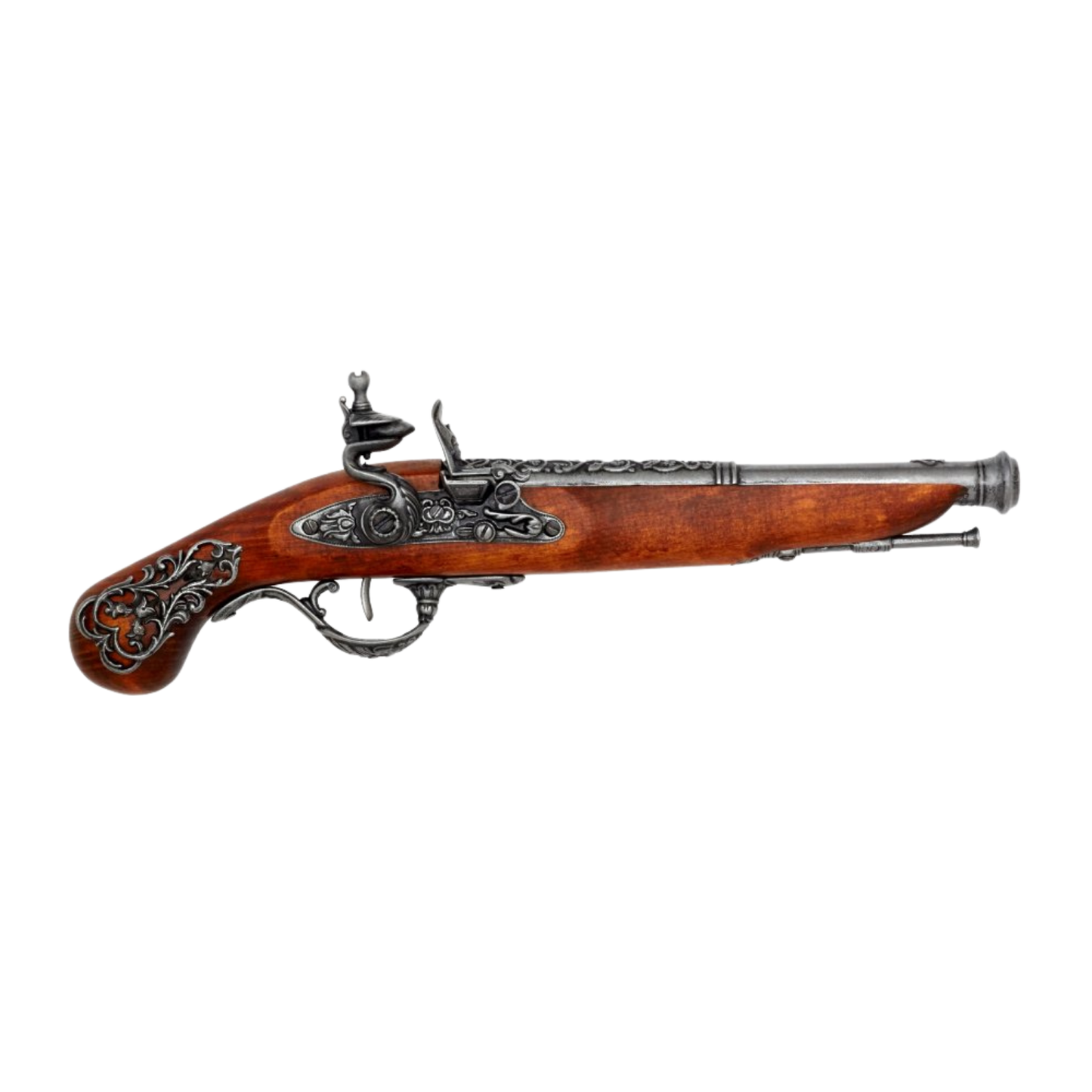 Denix 18. Yüzyıl İngiliz Çakmaklı Koleksiyonluk Tabanca Replikası - 37 cm