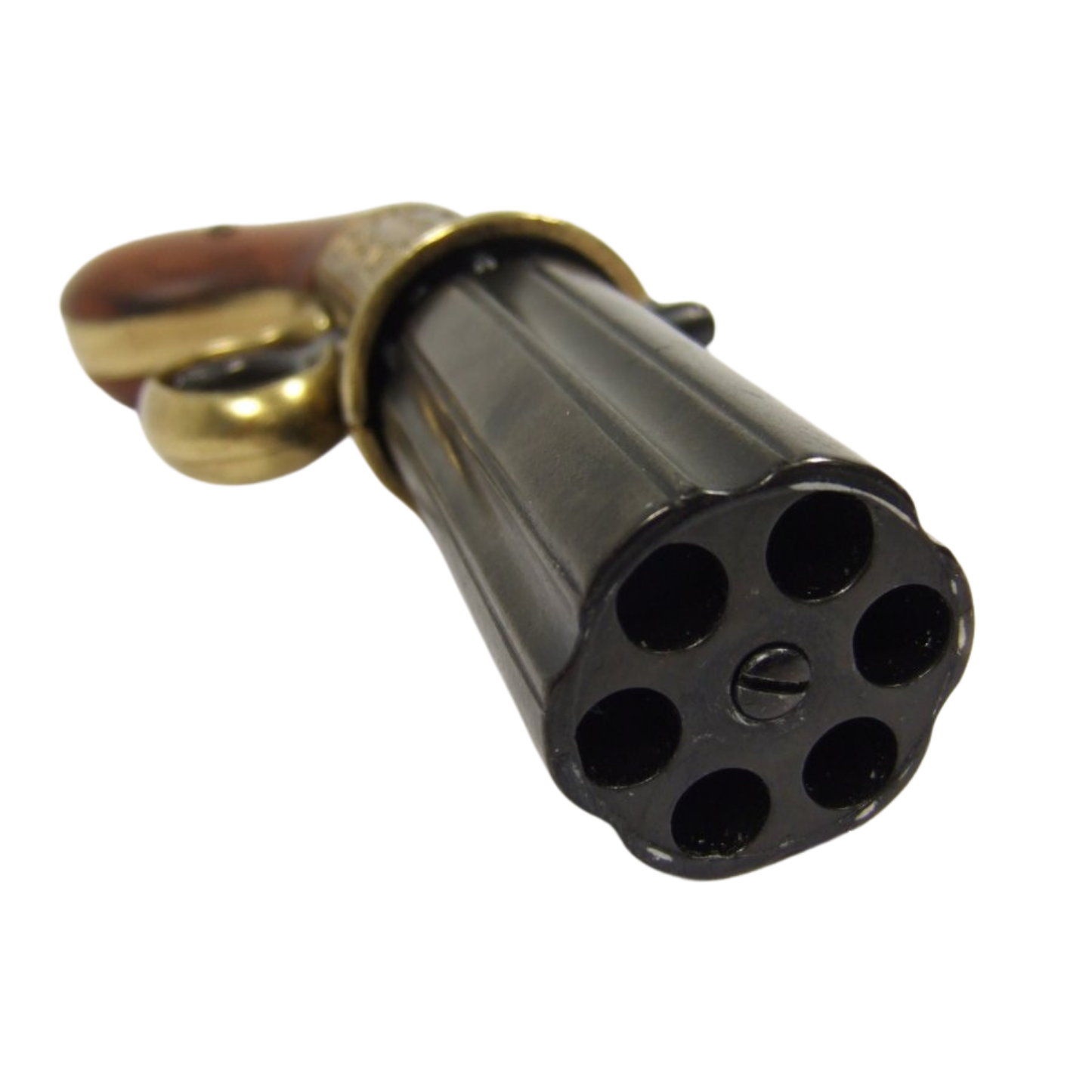 Denix 6 Namlulu Pepperbox Koleksiyonluk Revolver Model Tabanca - ENGLAND 1840