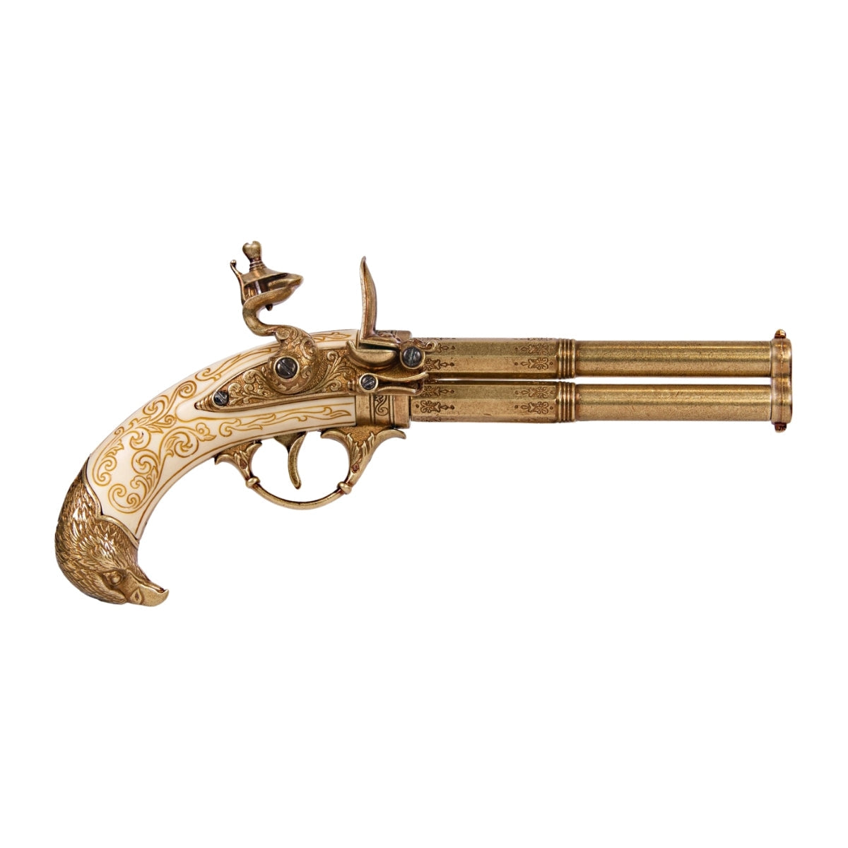 Denix 2 Namlulu Çakmaklı Tabanca Replikası – 18. Yüzyıl Fransa