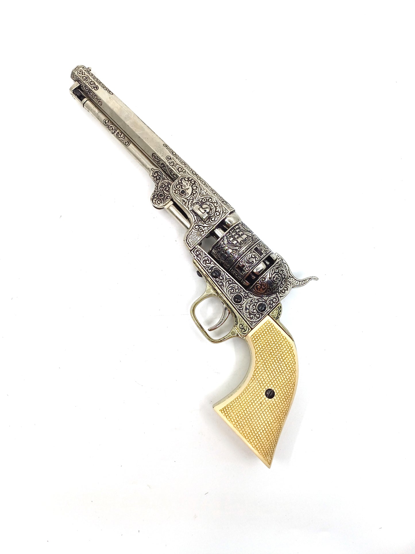 Denix Amerikan İç Savaşı Donanma Modeli Koleksiyonluk Revolver Tabanca – USA 1851