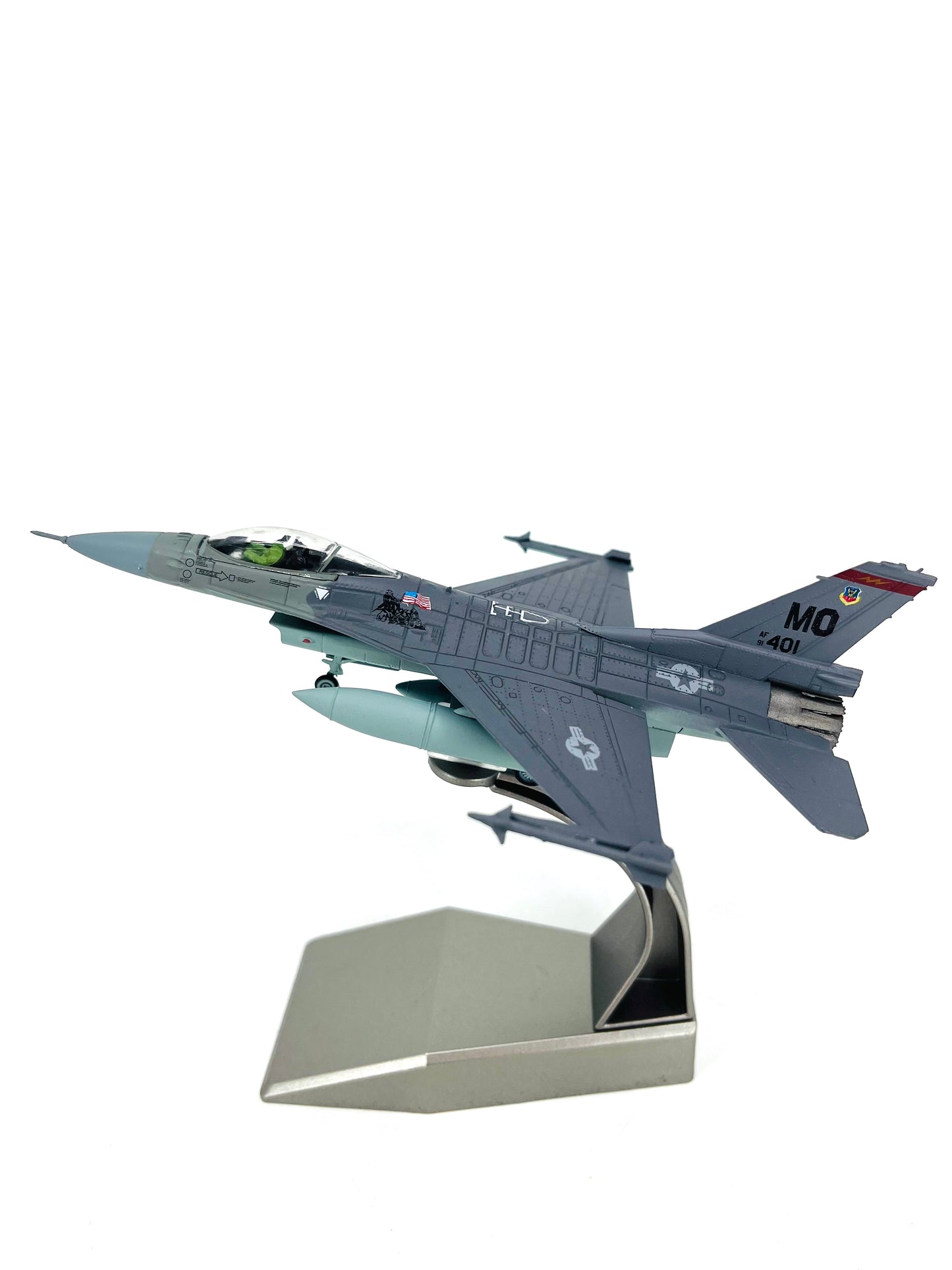 F-16 Fighting Falcon 1:100 Ölçekli Die-Cast Model Uçak - F16-C